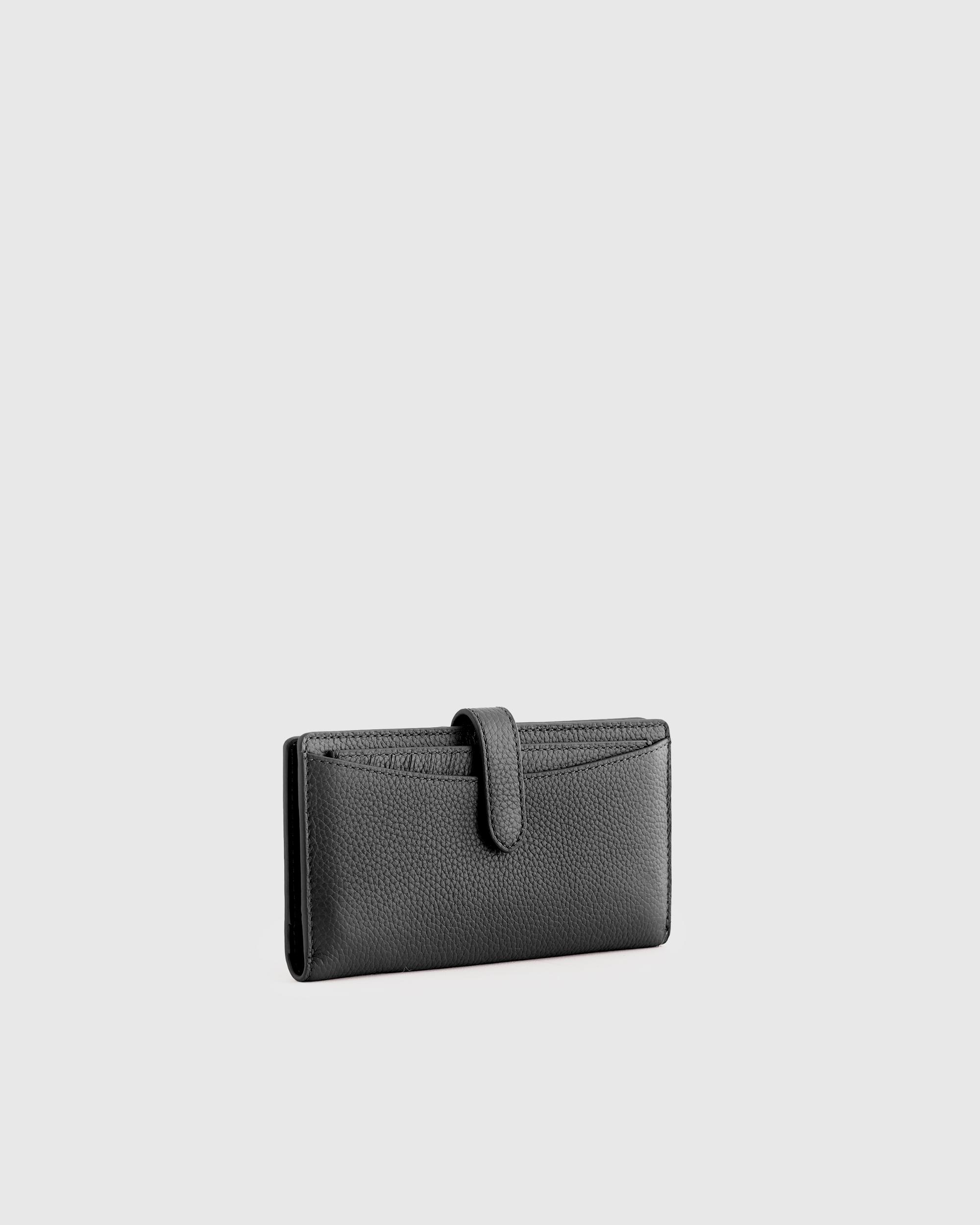 Quince | Women's Italian Pebbled Leather Bifold 2-in-1 Wallet Italian Leather Product Image