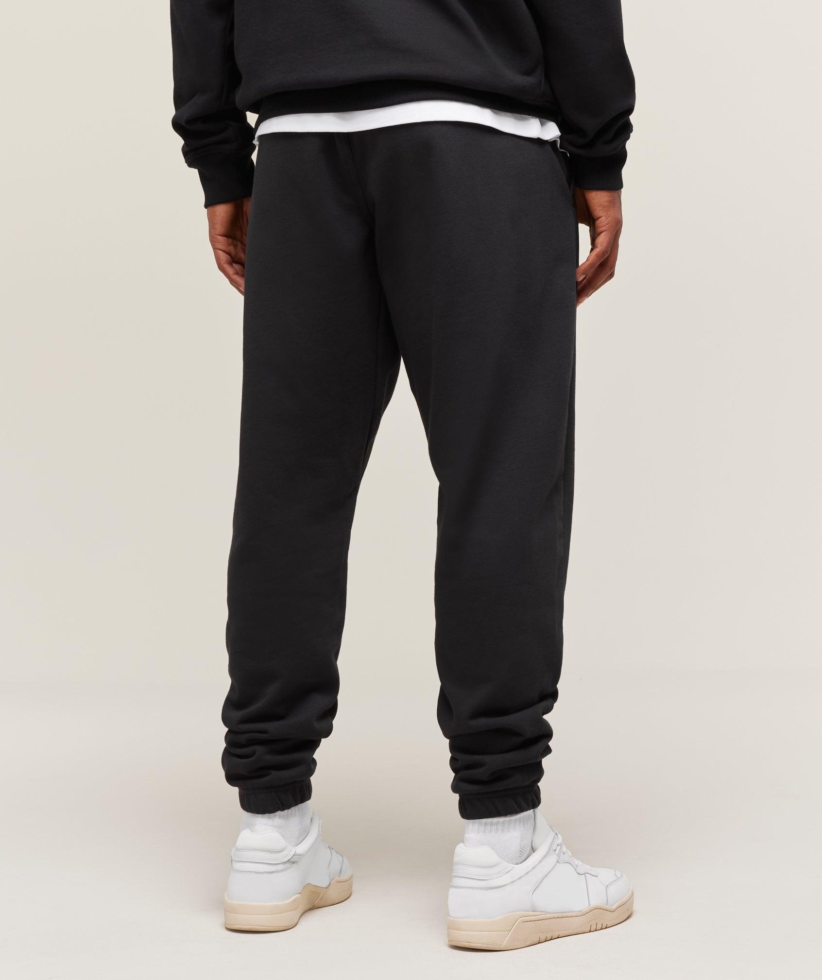 Gymshark Essential Oversized Joggers - Black Male Product Image