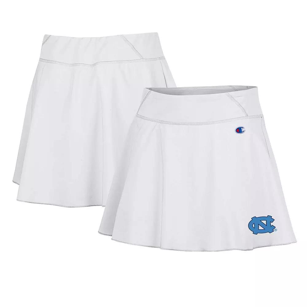Women's Champion White North Carolina Tar Heels Tailgate Soft Touch Skort,  Product Image