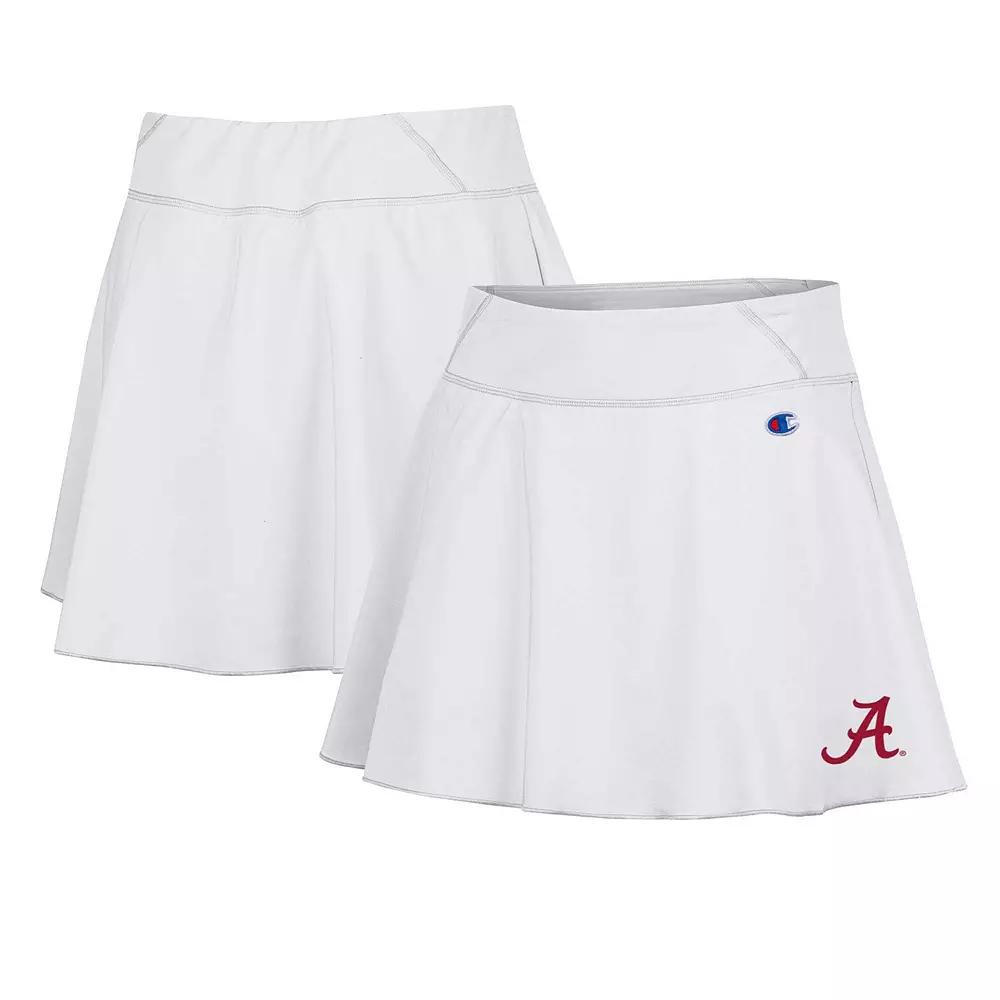Women's Champion White Alabama Crimson Tide Tailgate Soft Touch Skort, Size: 2XL Product Image
