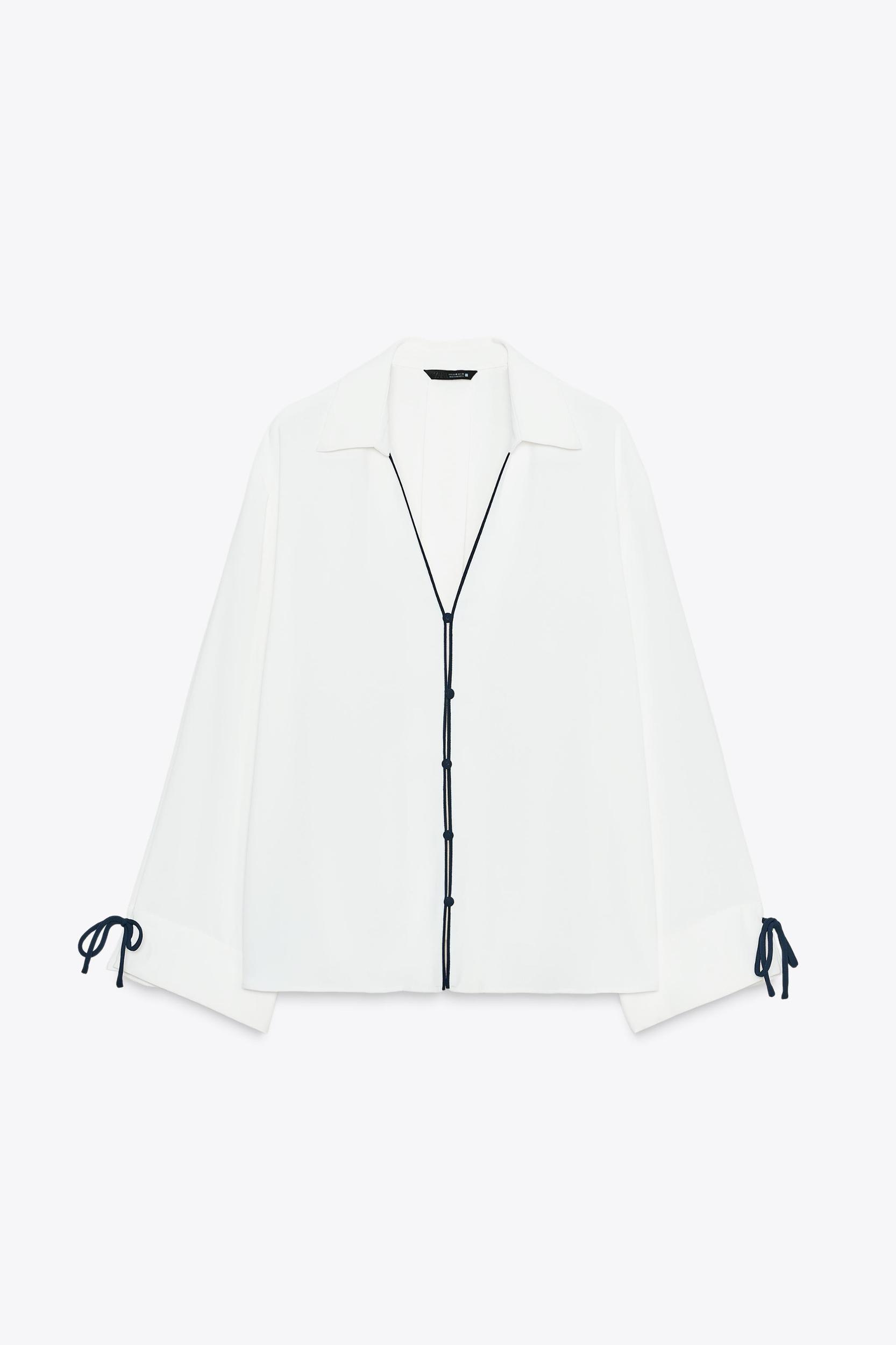 CONTRAST TRIM SHIRT Product Image