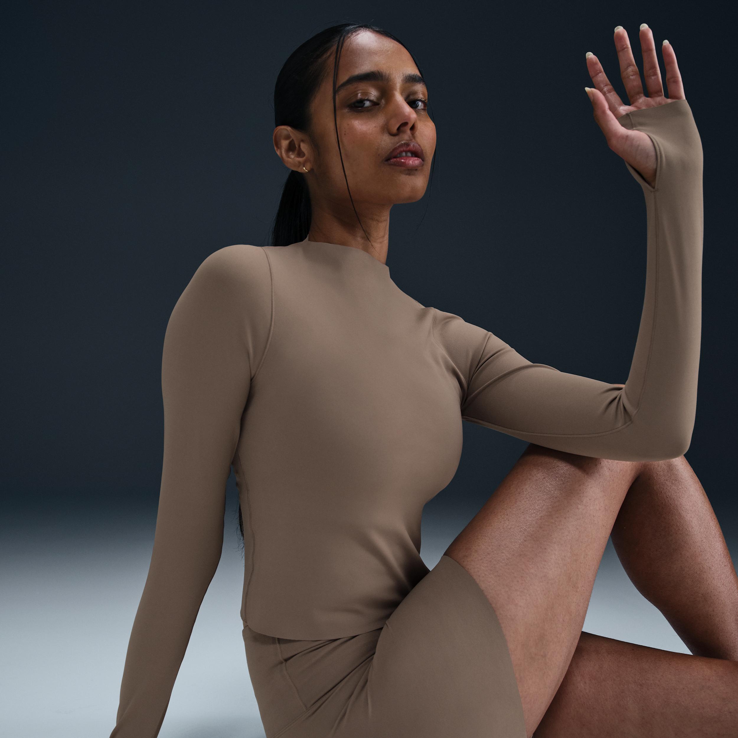 Nike Women's Zenvy Dri-FIT Long-Sleeve Top Product Image