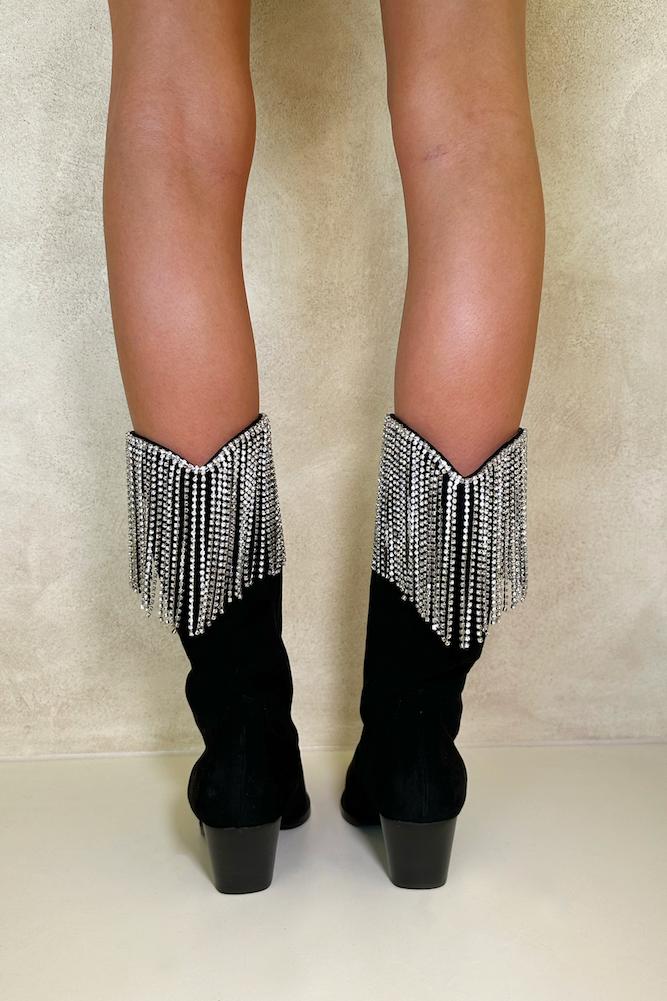 BILLINI  Arie Boots Black Suede Product Image