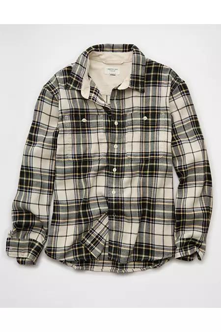 AE Textured Flannel Shirt Men's Product Image