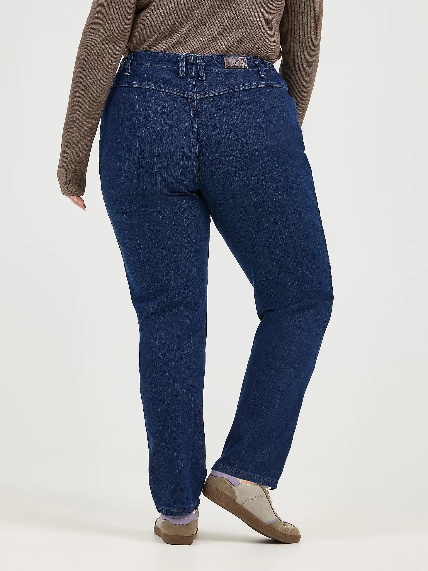 Women's Relaxed Fit Side Elastic (Plus) Jeans | Lee® Product Image