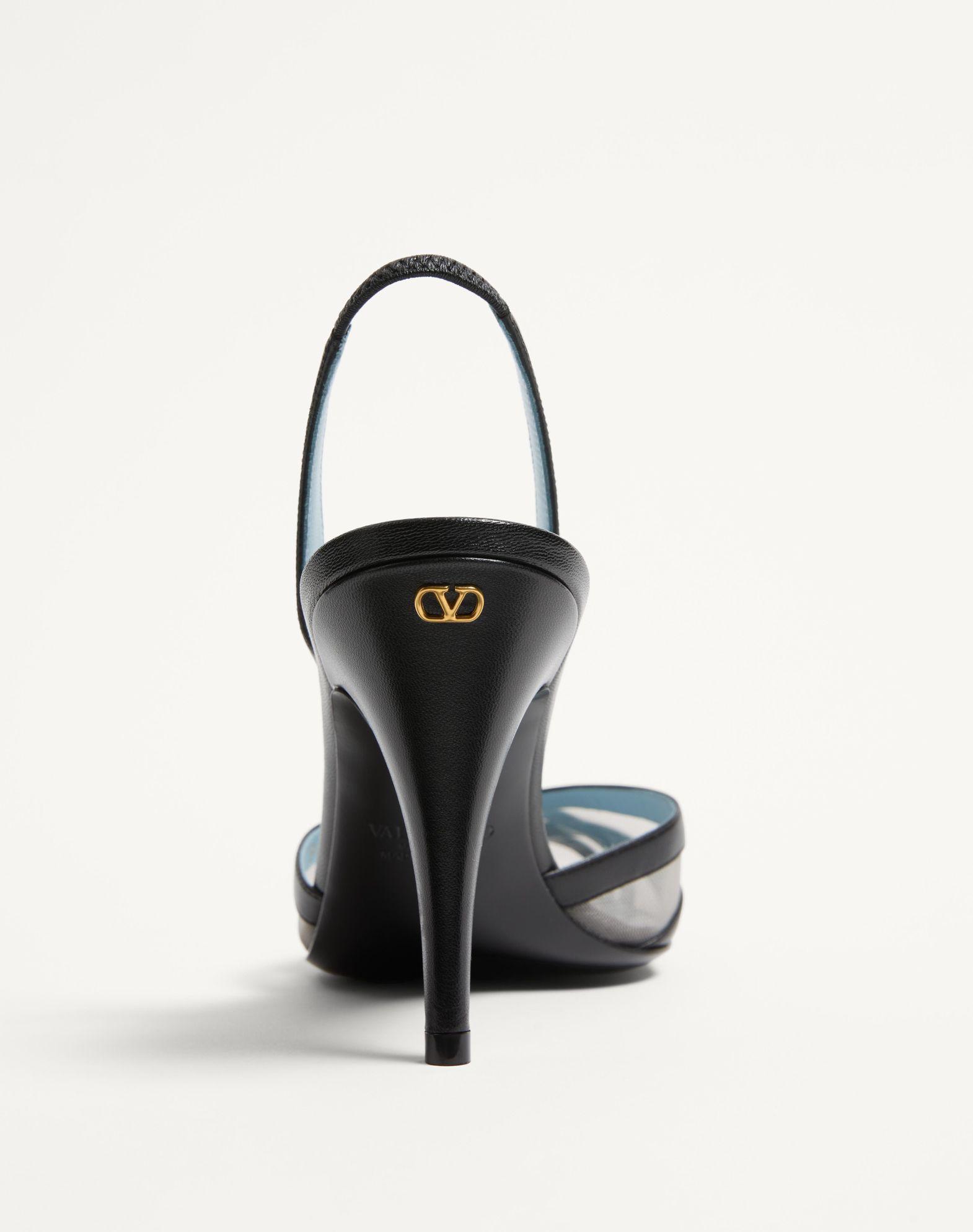 Impudance Slingback Pumps In Kidskin And Mesh 90Mm Product Image