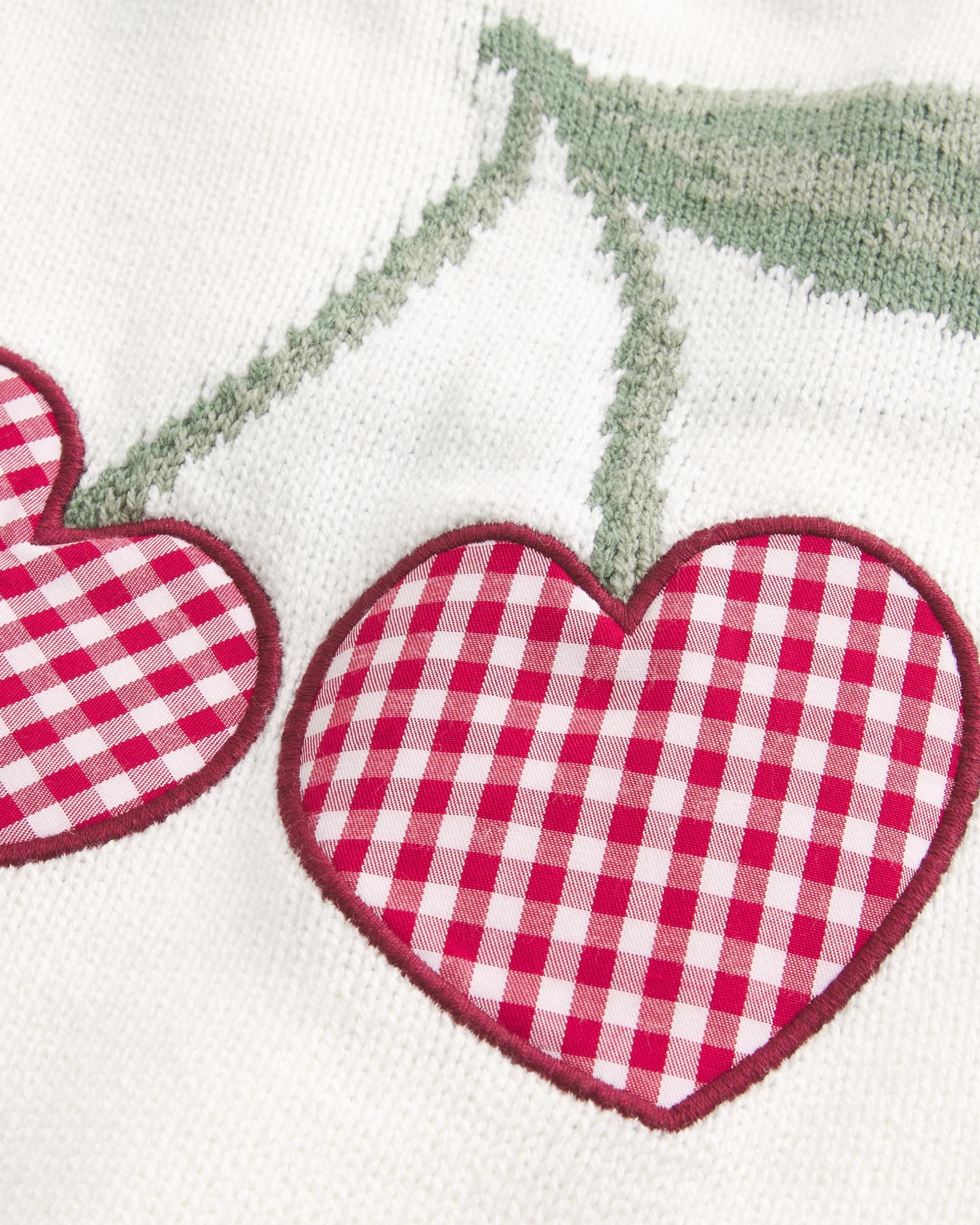 Easy Heart Graphic Off-the-Shoulder Sweater Product Image