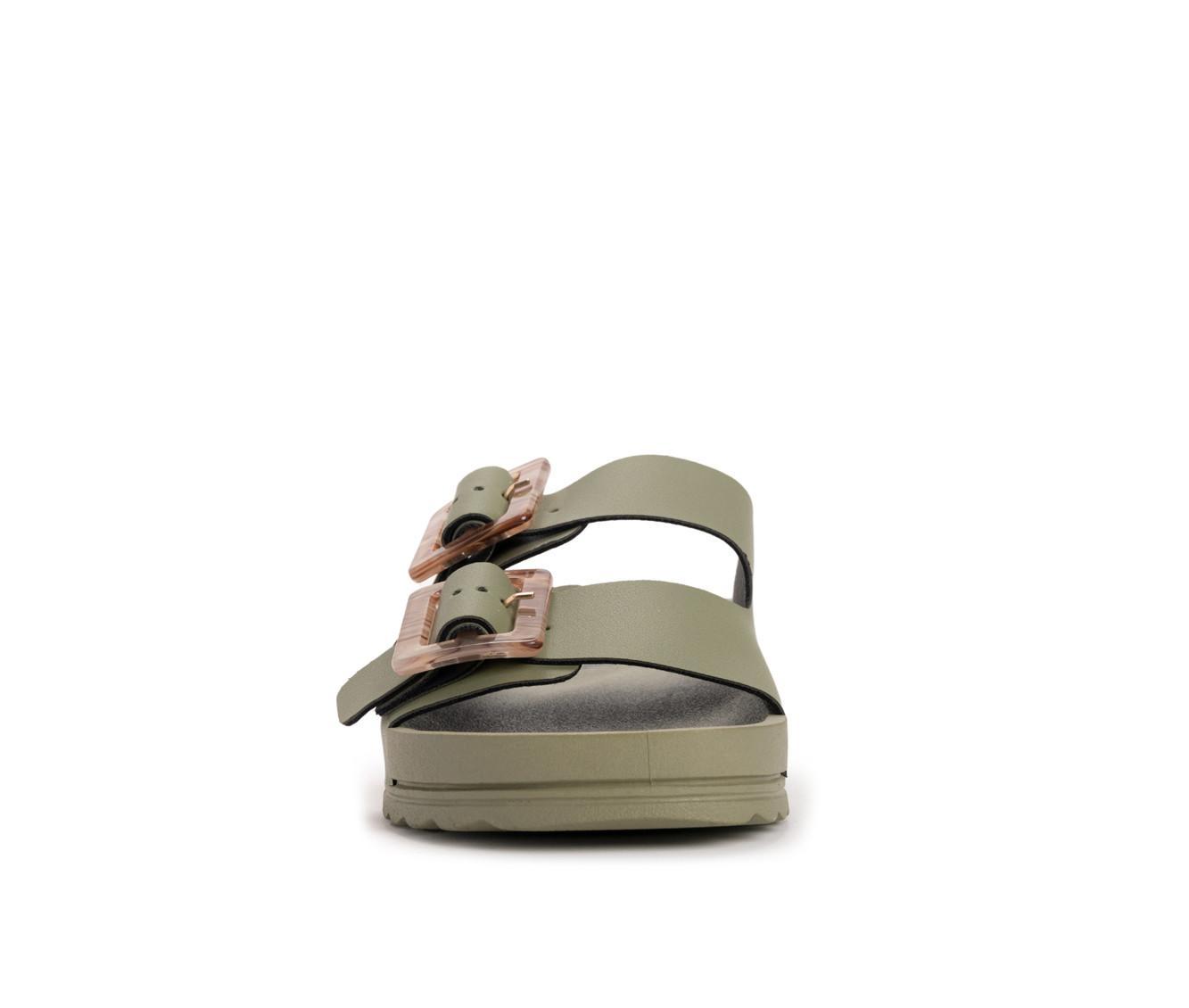 Women's MUK LUKS Grand Cayman Footbed Sandals Product Image