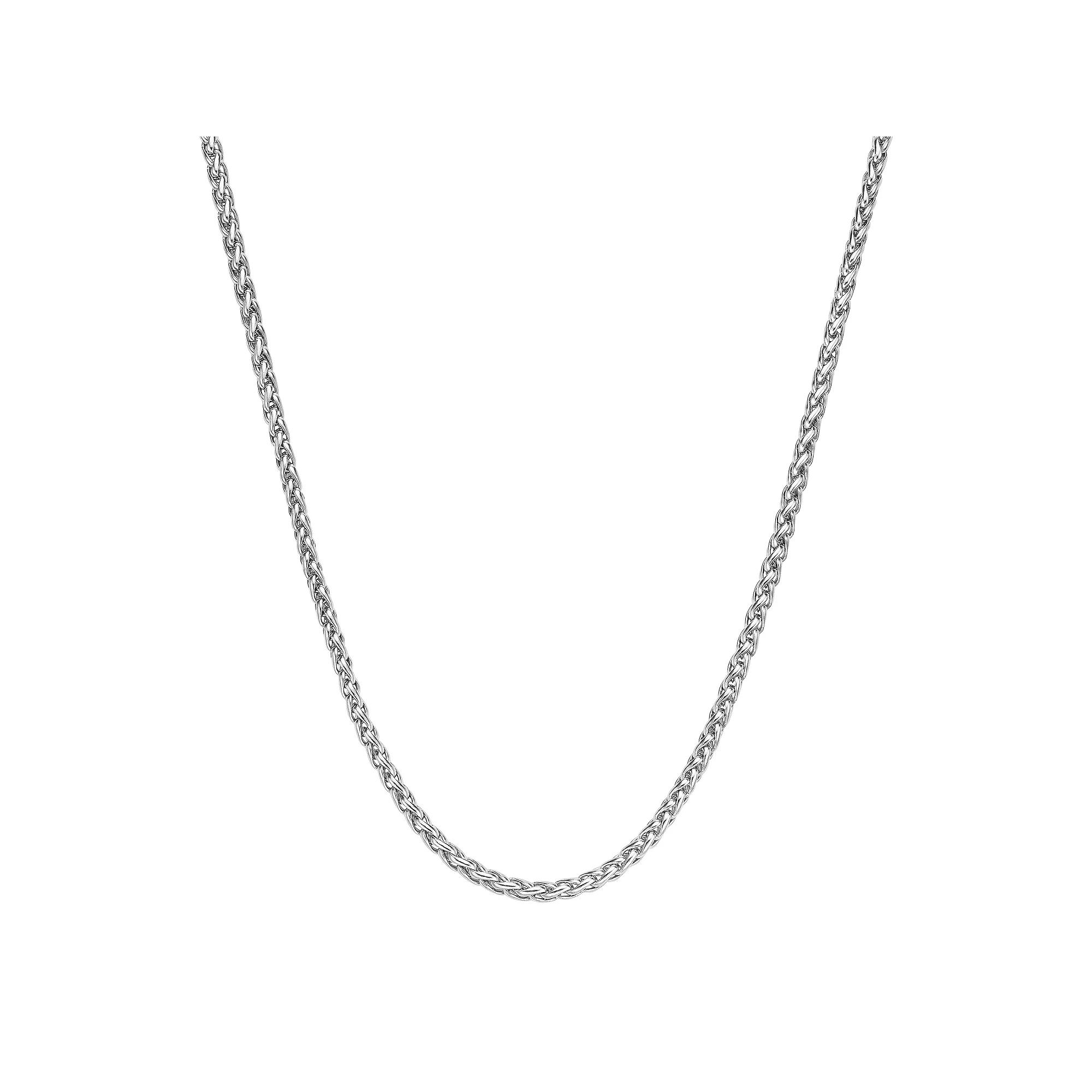 Men's LYNX Stainless Steel Wheat Chain Necklace,  Product Image
