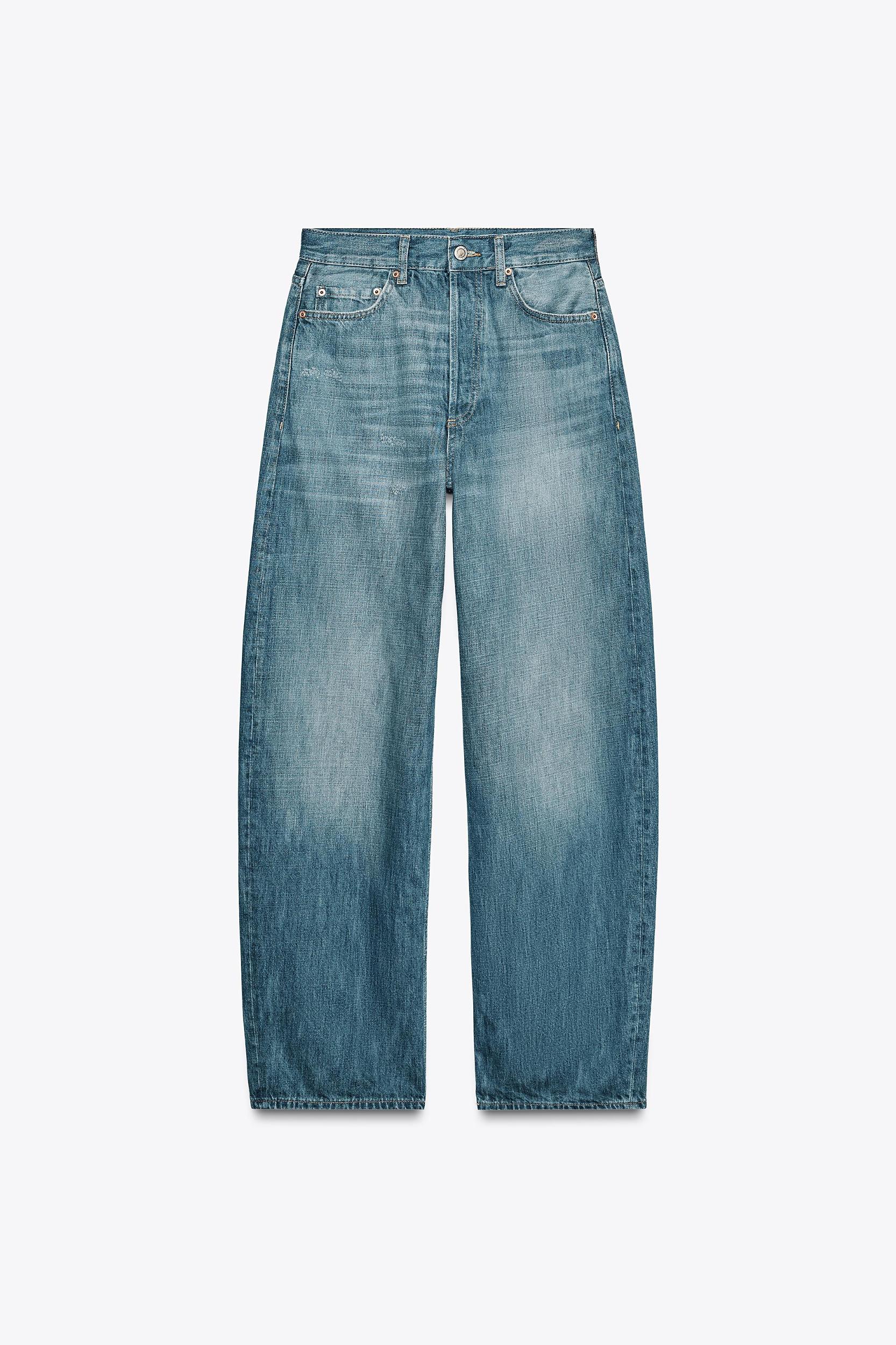 ZW COLLECTION RELAXED MID-RISE JEANS Product Image