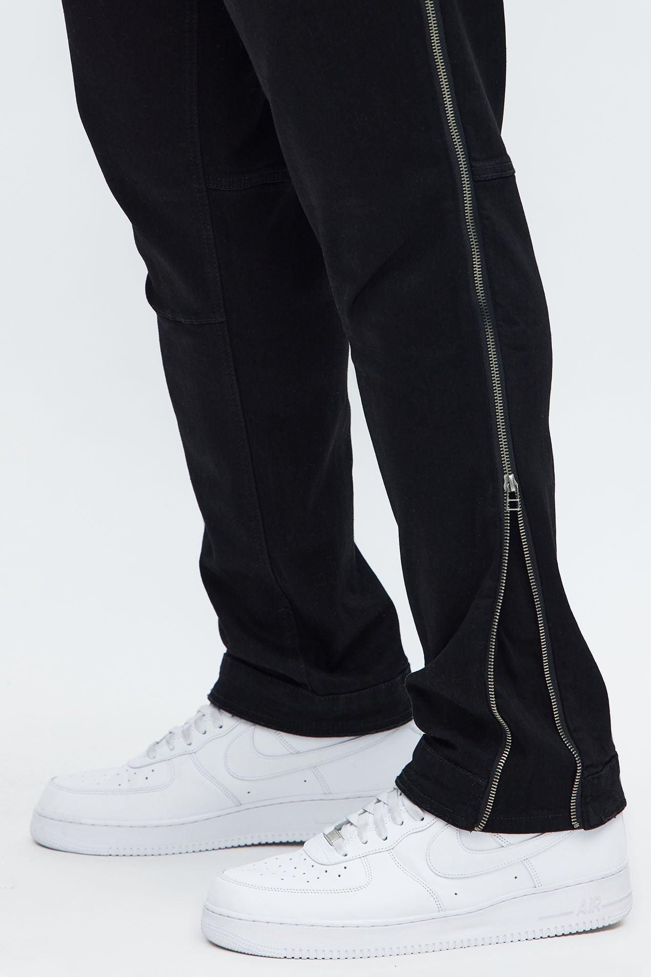 Slim Convertible Zip Me Down Jeans - Black Male Product Image