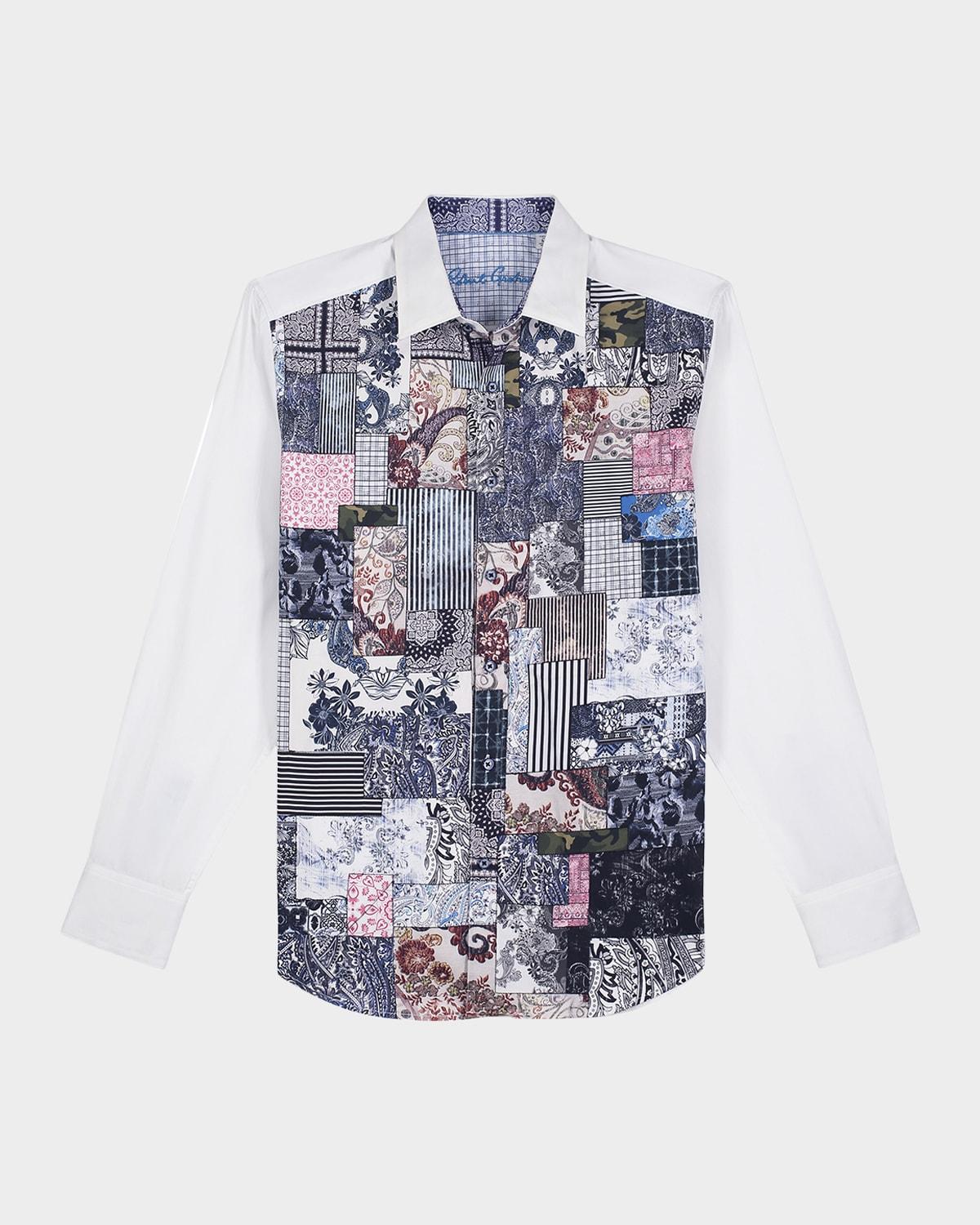 Men's Madeira Patchwork Sport Shirt Product Image
