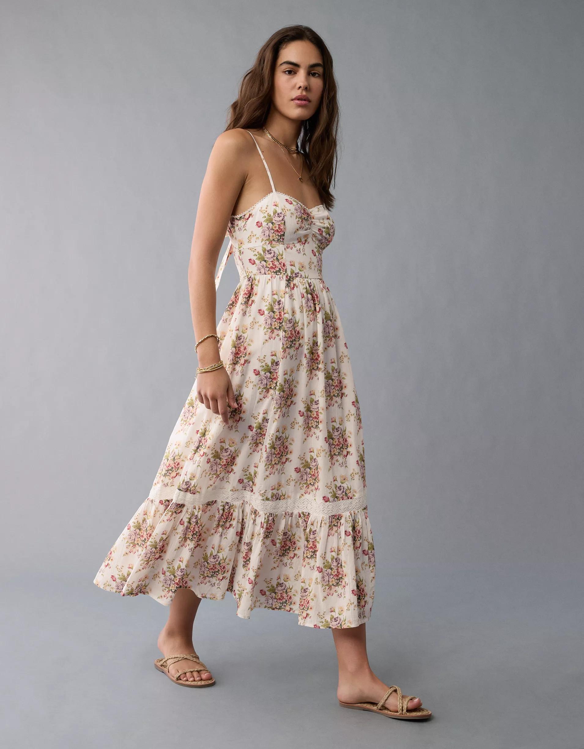 AE Catie Corset Midi Dress Product Image