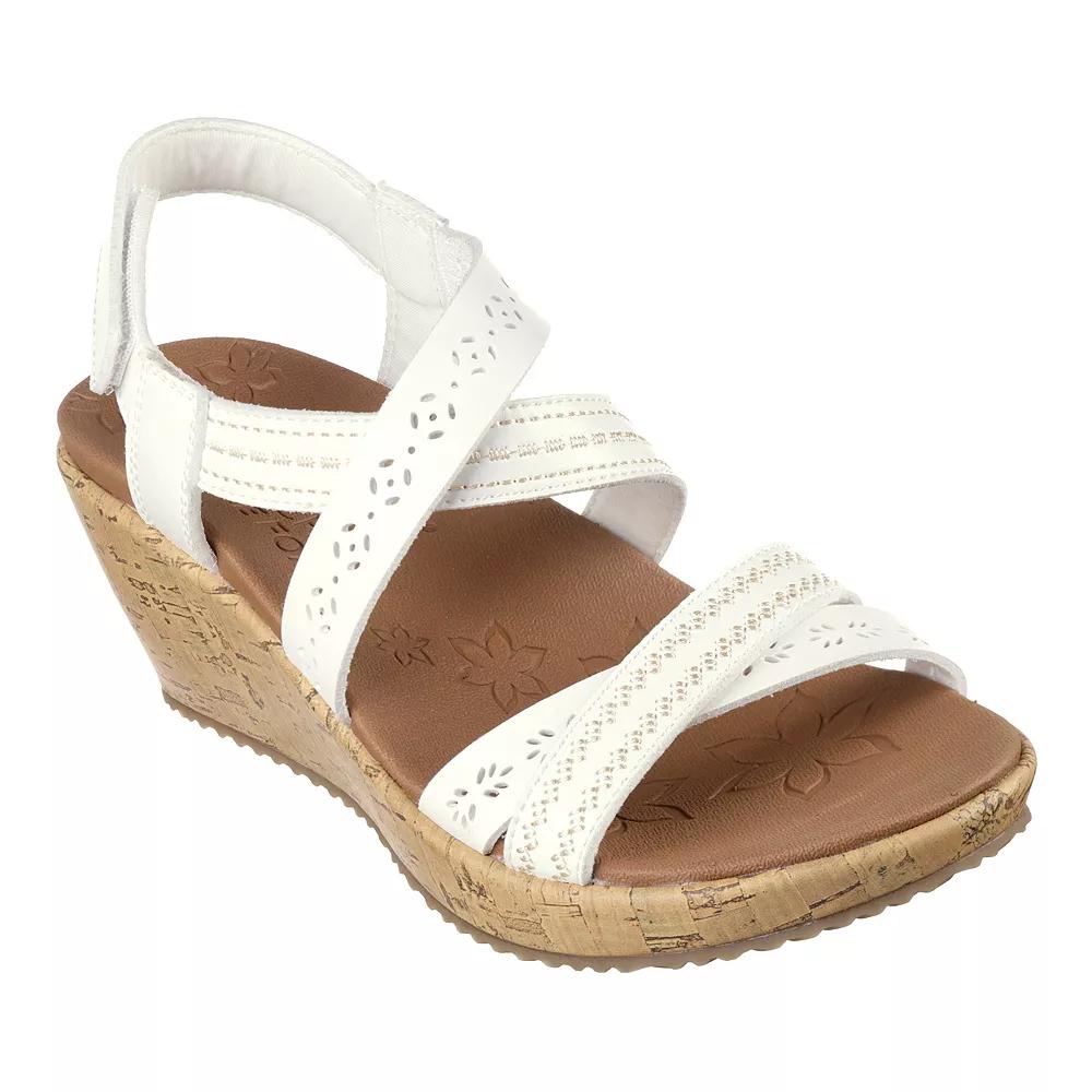 Skechers Cali Beverlee Delicate Glow Womens Wedge Sandals Product Image