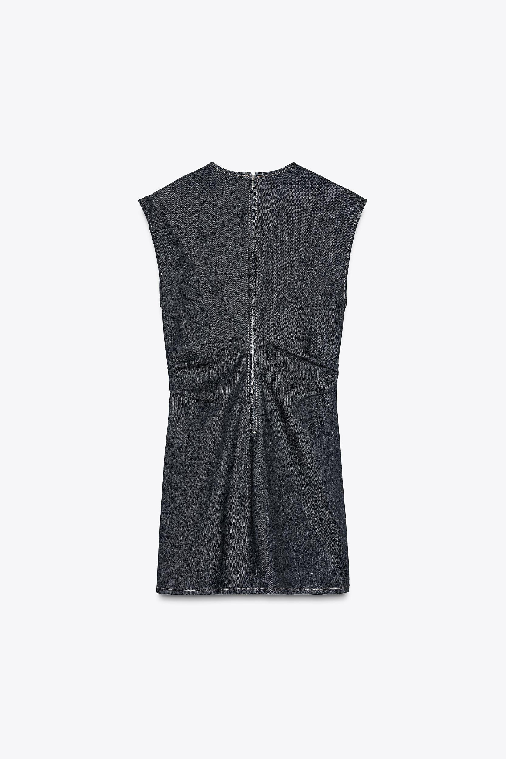 DENIM TRF DRESS Product Image