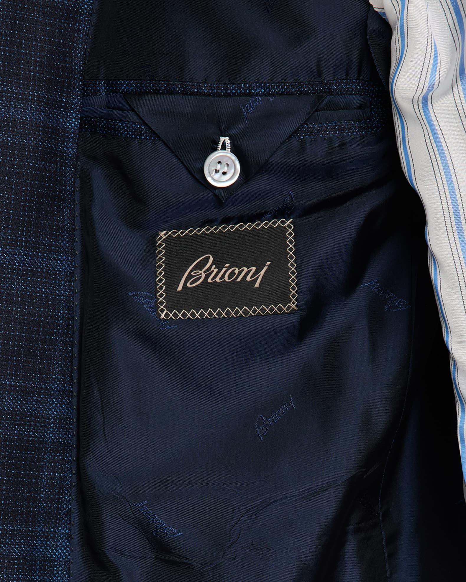 Men's Plaid Single-Breasted Blazer Jacket Product Image