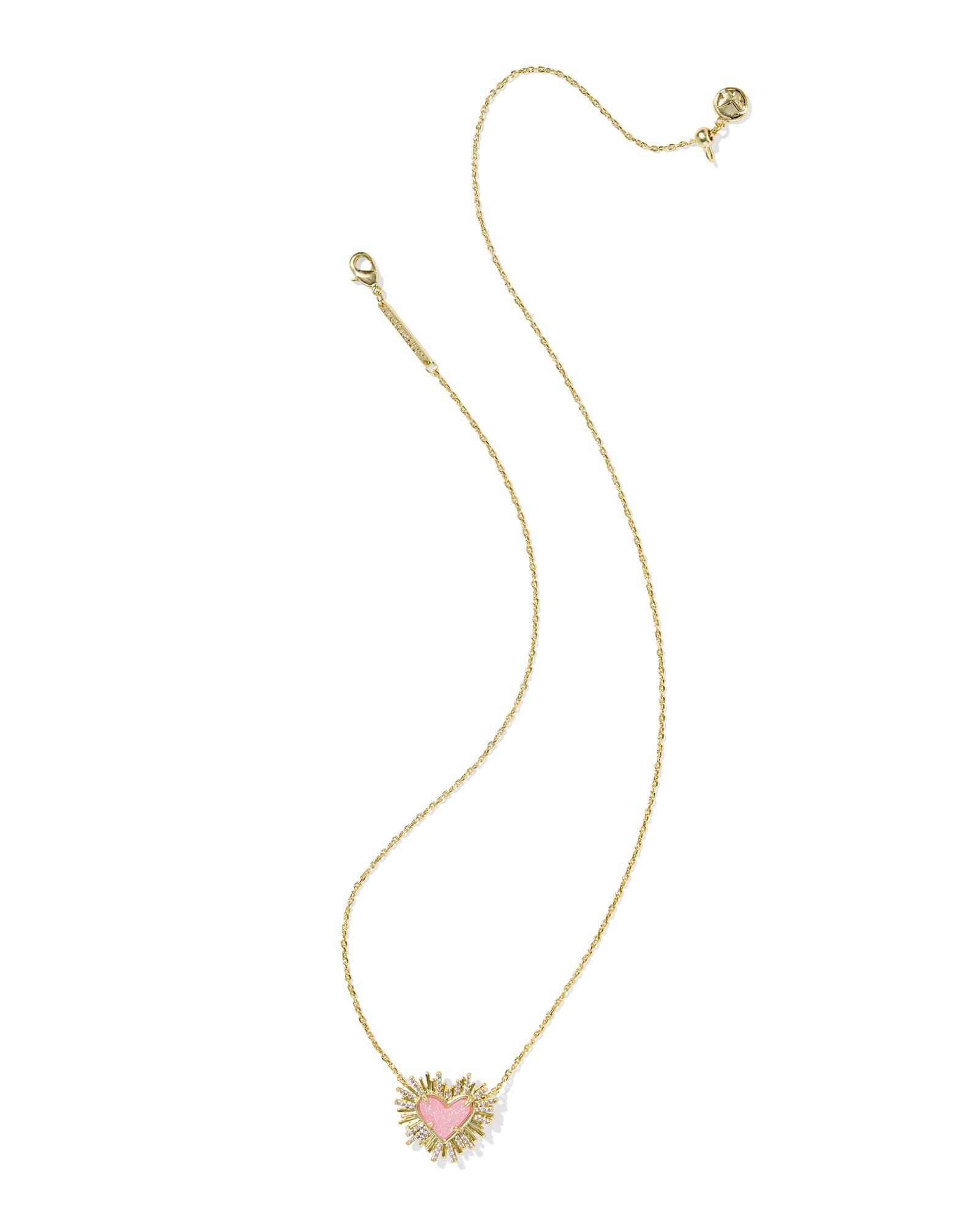 Dolly Parton x Kendra Scott Ari Heart Silver Stud Earrings Product Image