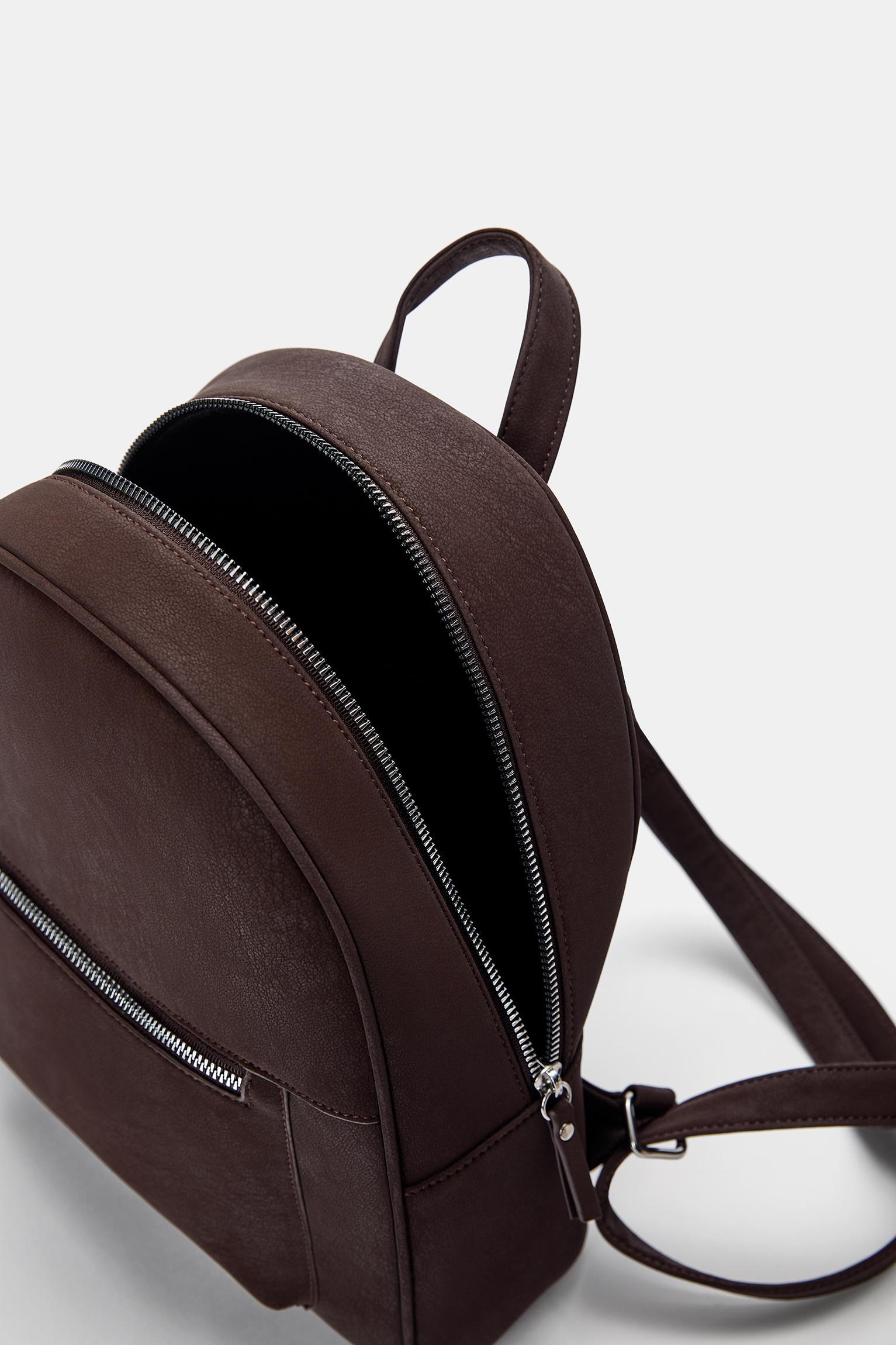 Textured mini backpack Product Image