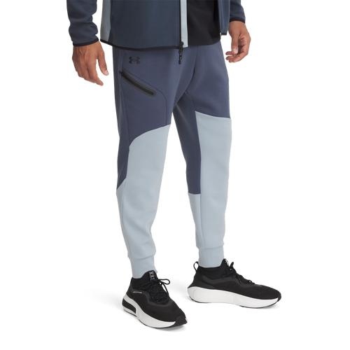 Under Armour Mens Under Armour Unstoppable Fleece Joggers - Mens Timberwolf Taupe/Summit White/Black Product Image