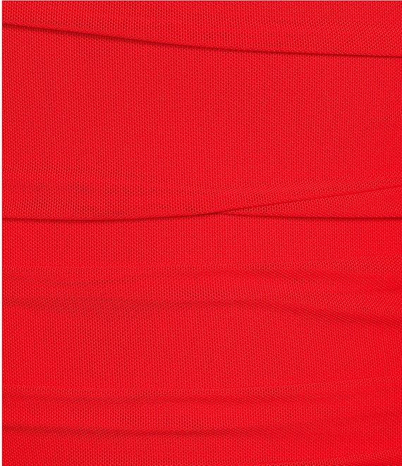 Lulus Ruched High Neck Bodycon Mini Dress Product Image