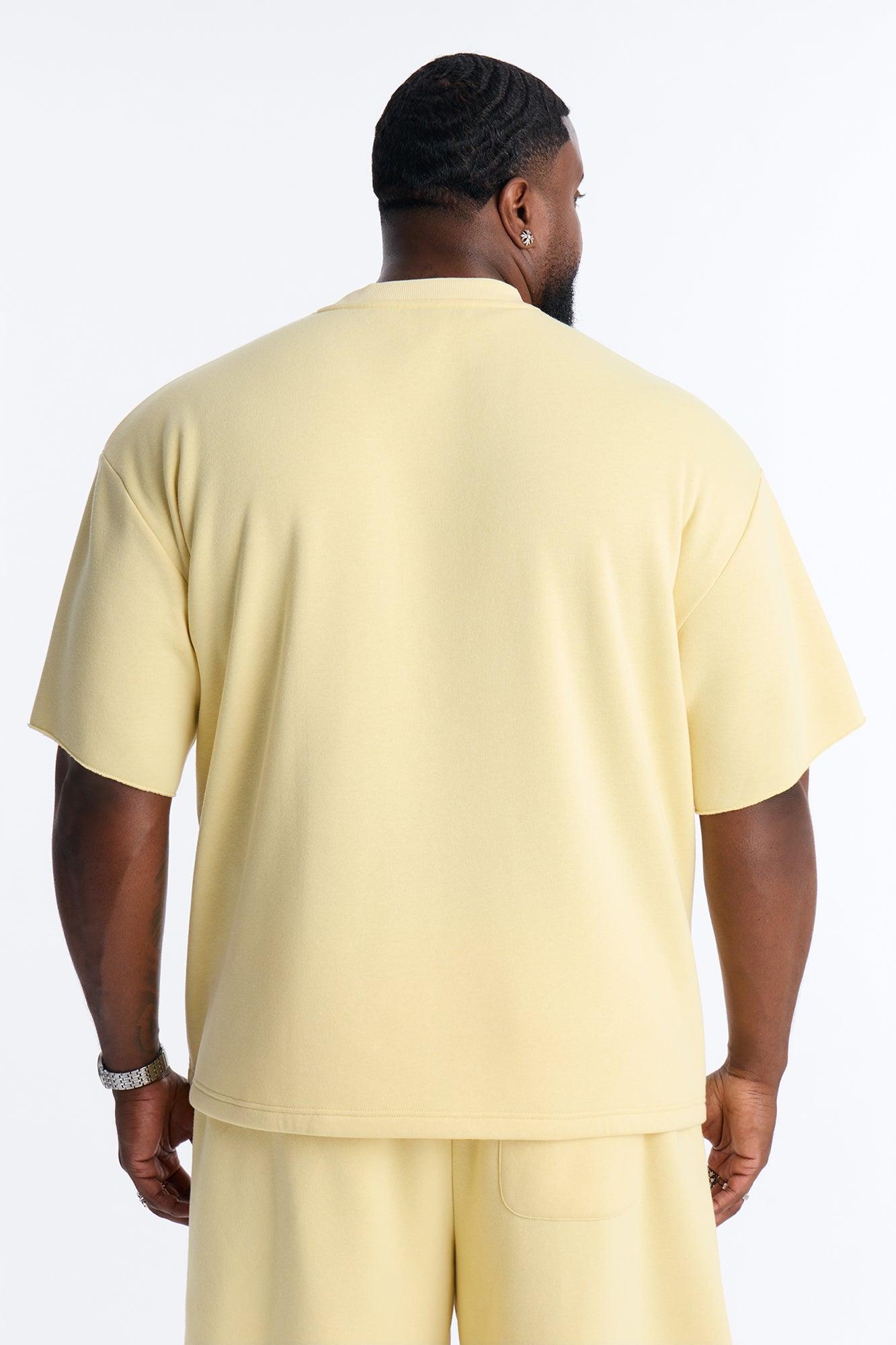 Tyson Short Sleeve Tee - Butter Yellow Male Product Image