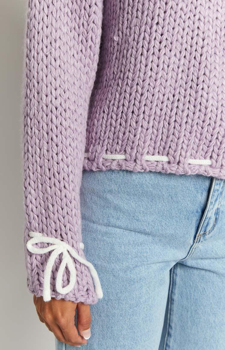 Bea Lilac Sweater Product Image