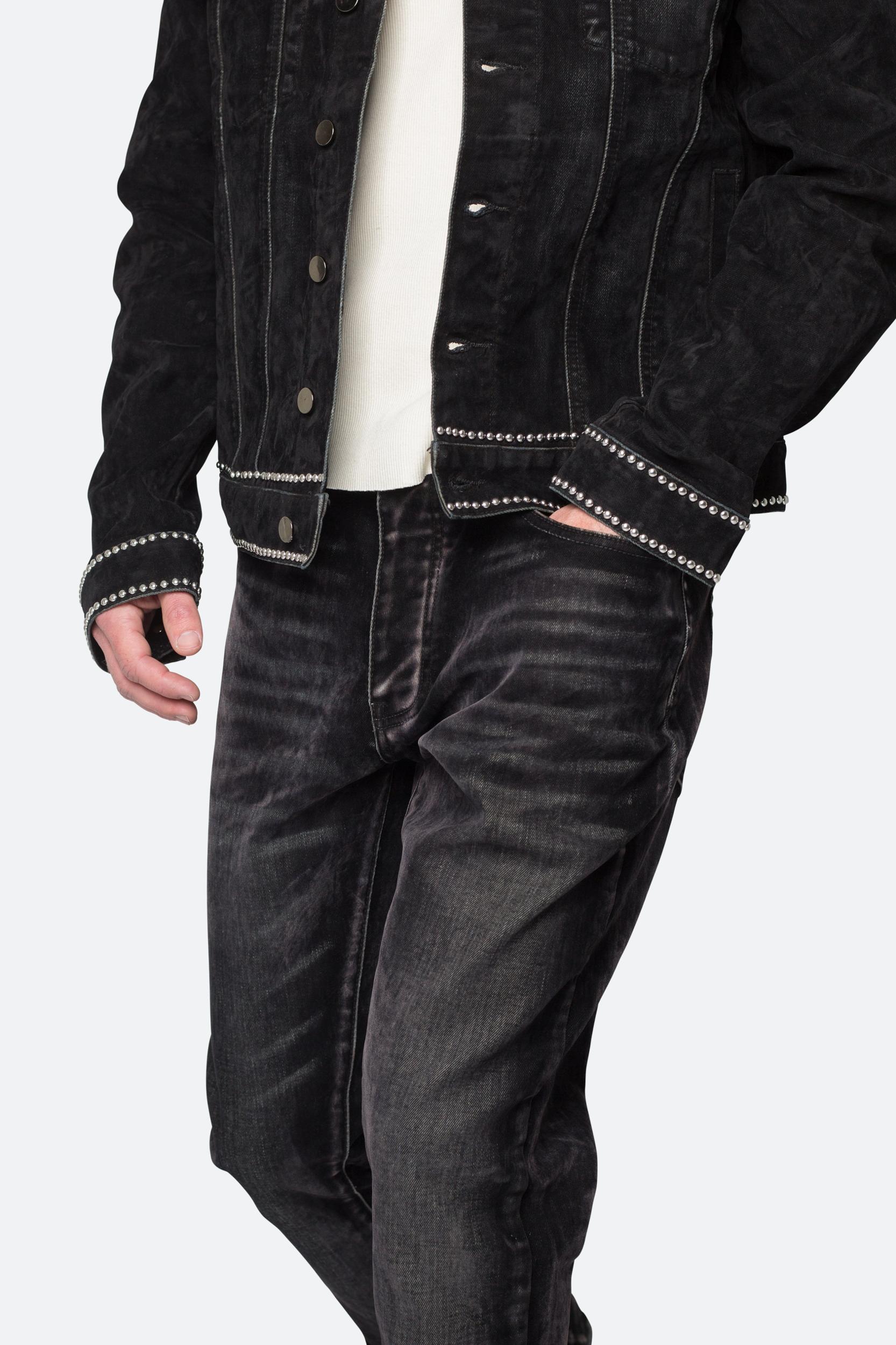 B576 Western Flare Denim - Black Product Image