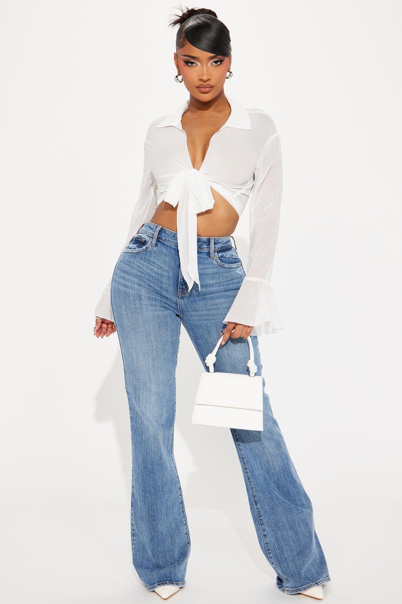 Take Me Away Top - White Product Image