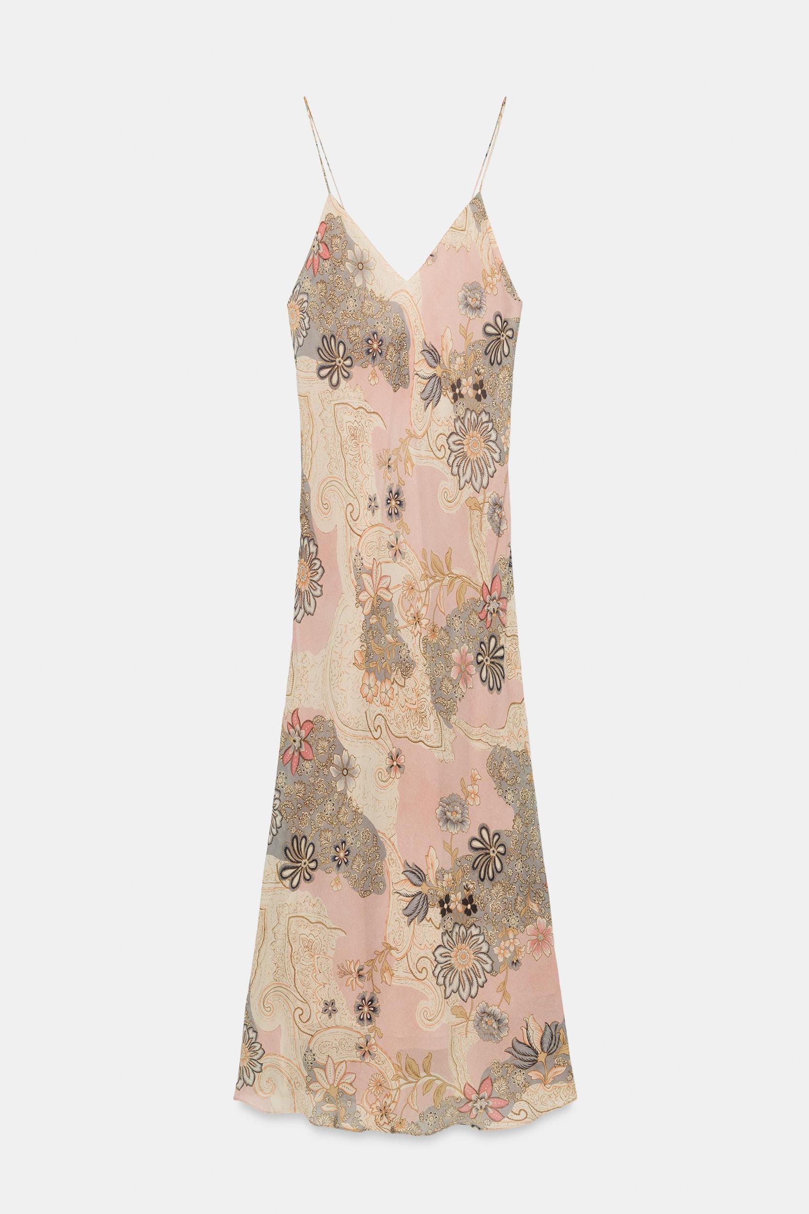 ZW COLLECTION PRINTED SLIP DRESS Product Image