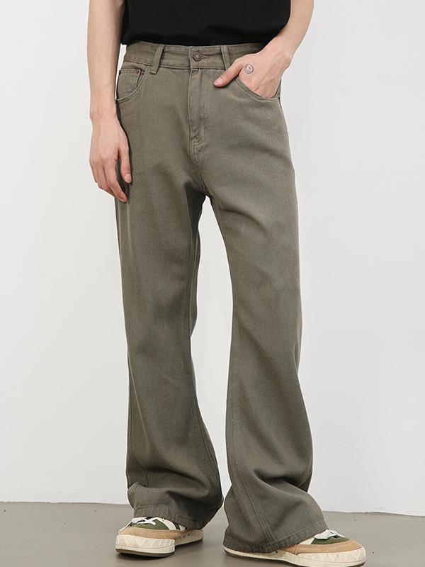 Men's Micro Flare Loose Jeans Product Image