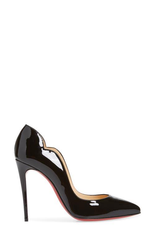 CHRISTIAN LOUBOUTIN Hot Chick Black Patent Leather Pumps Product Image