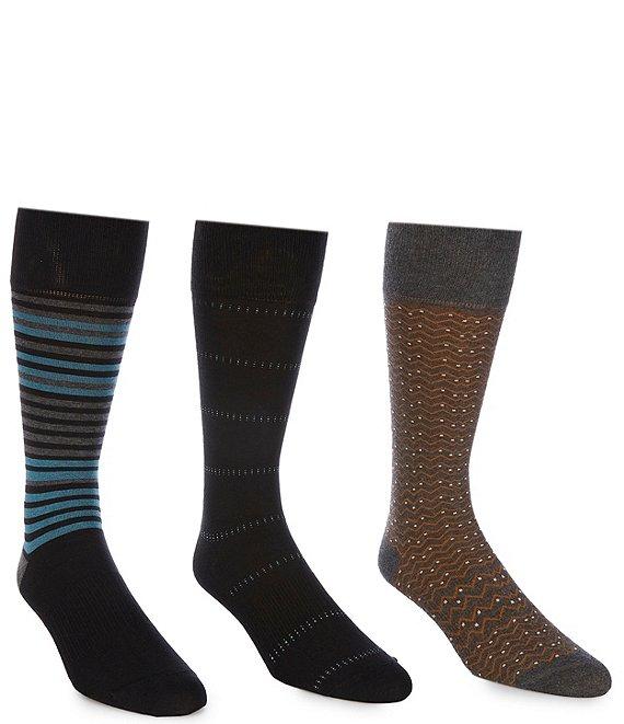 Roundtree & Yorke Multi 3-Pack Socks Product Image
