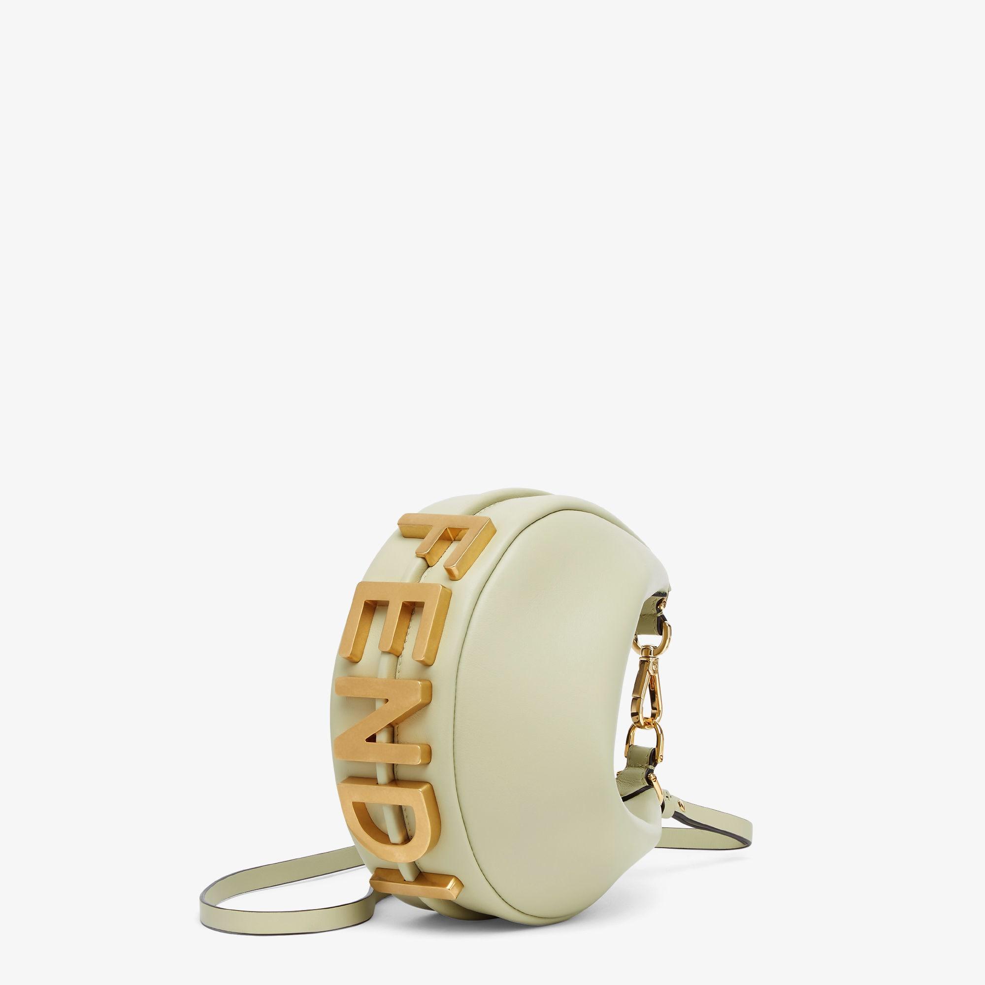 Fendigraphy MiniSage green leather mini-bag Product Image