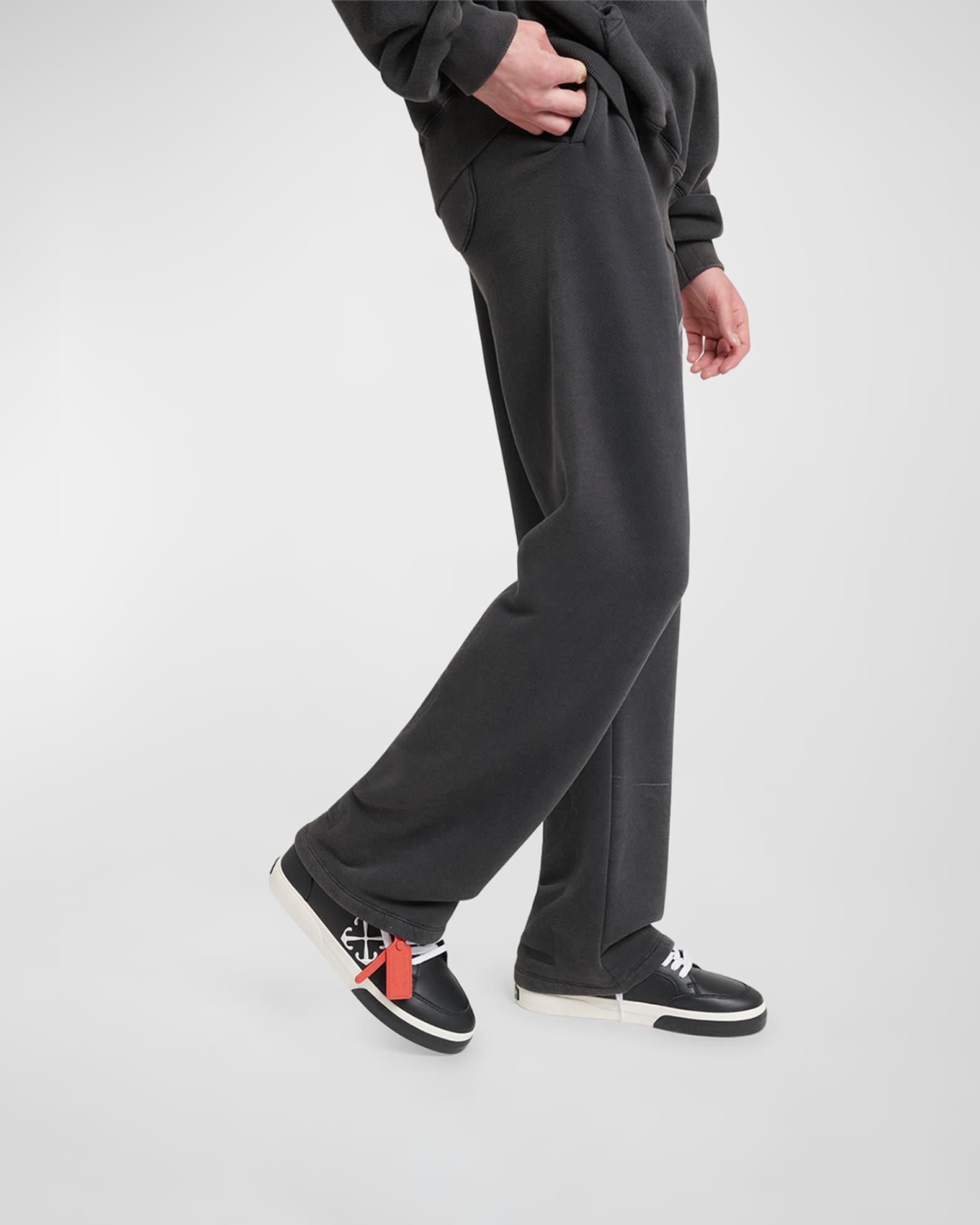 Men's New Vulcanized Calf Leather Low-Top Sneakers Product Image