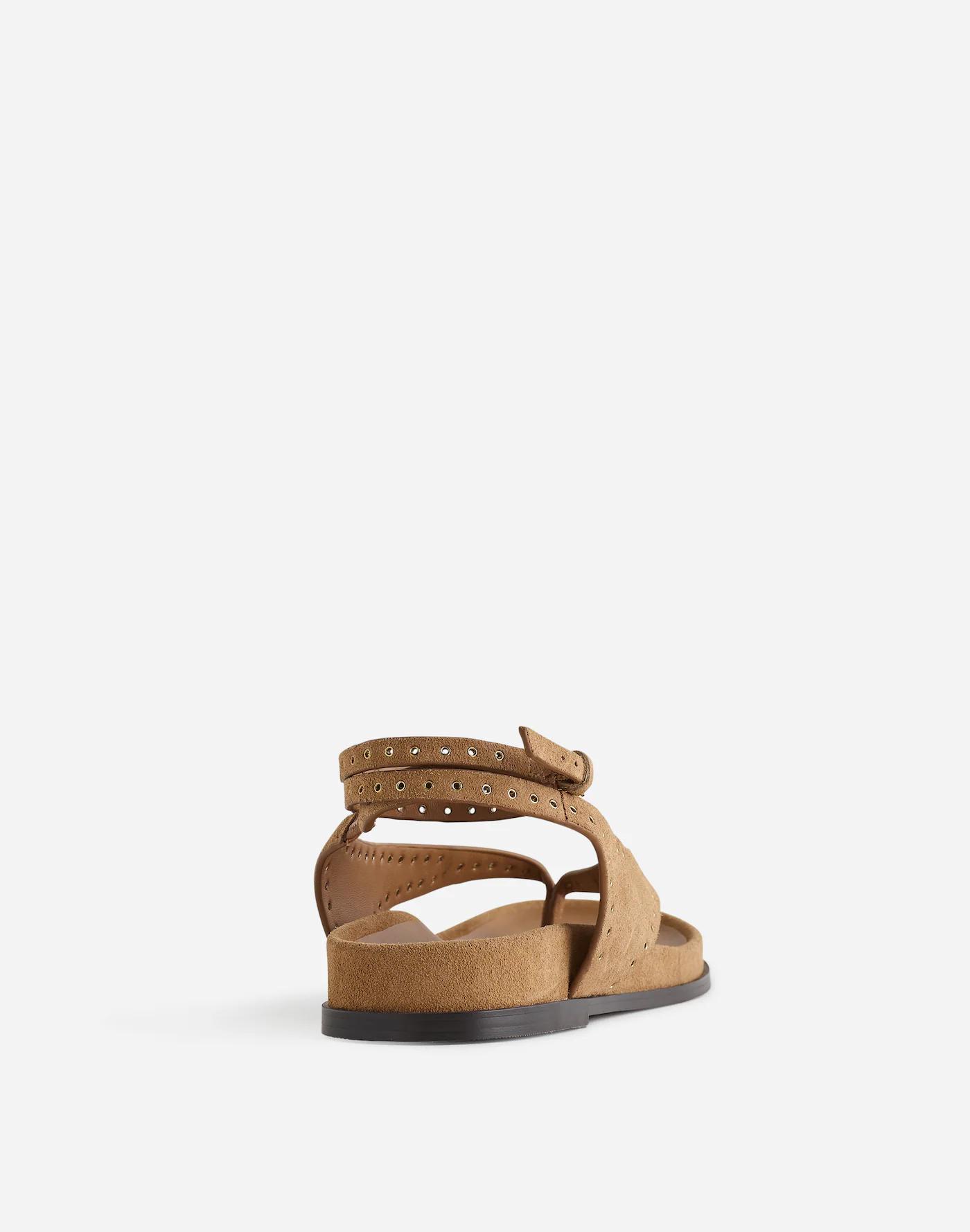 The Eleni Ankle-Wrap Thong Sandal Product Image