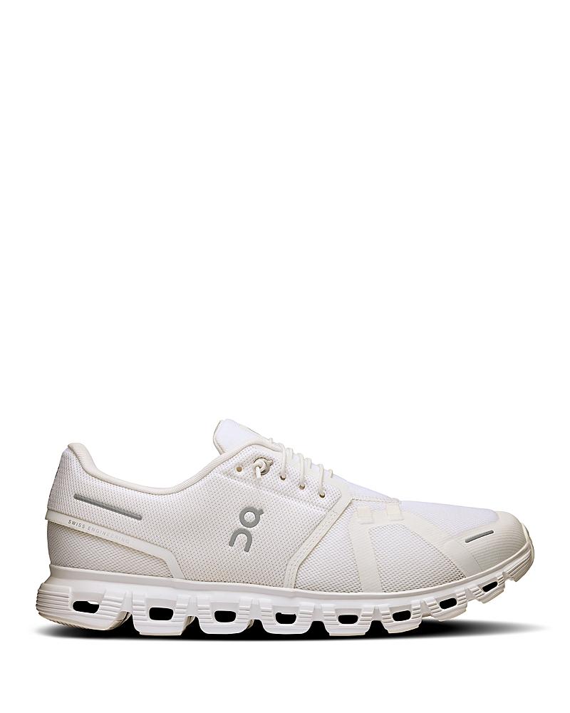 On Mens On Cloud 6 - Mens Running Shoes White/White Product Image