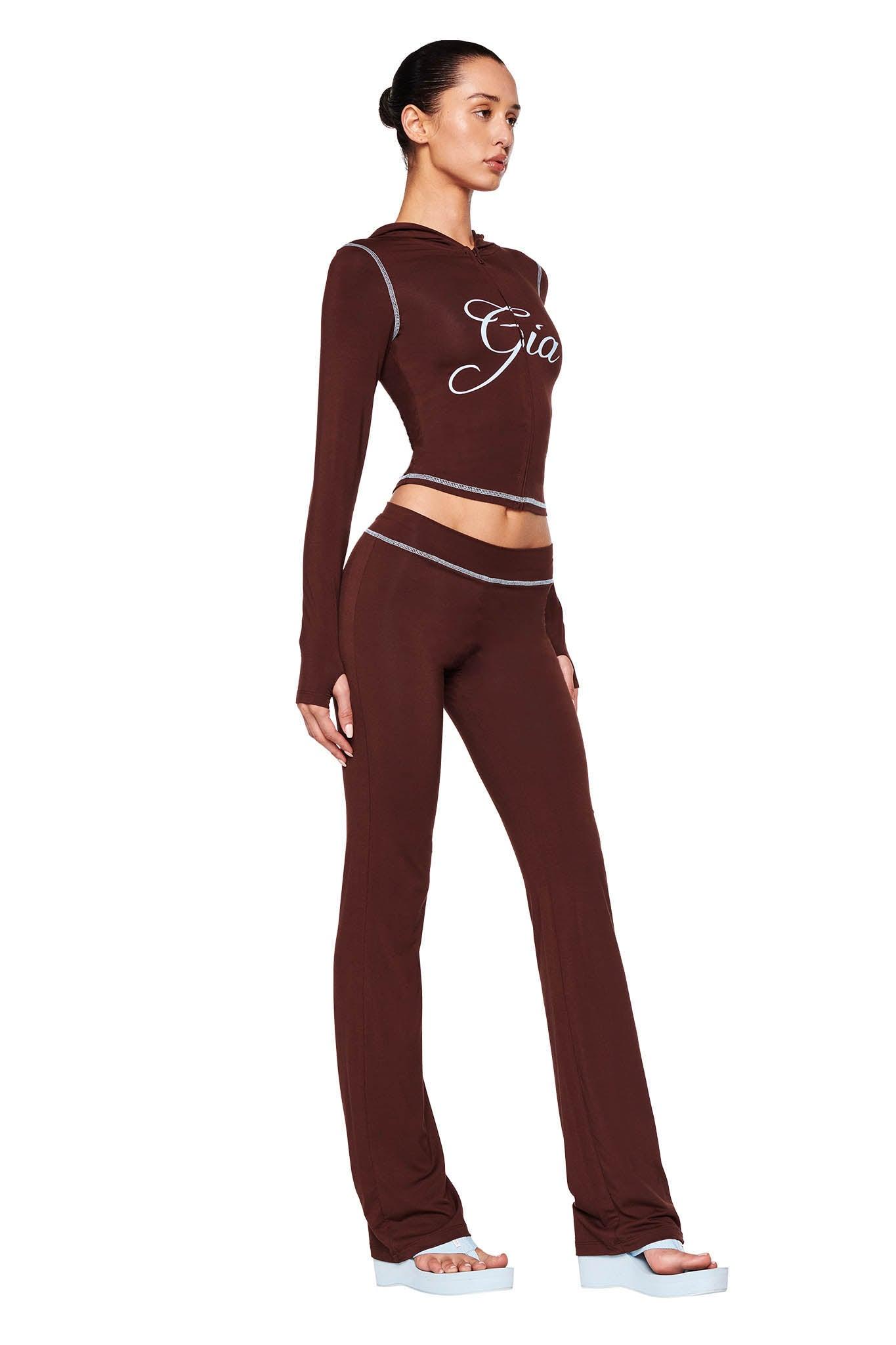 BLARE HOODIE - BROWN Product Image