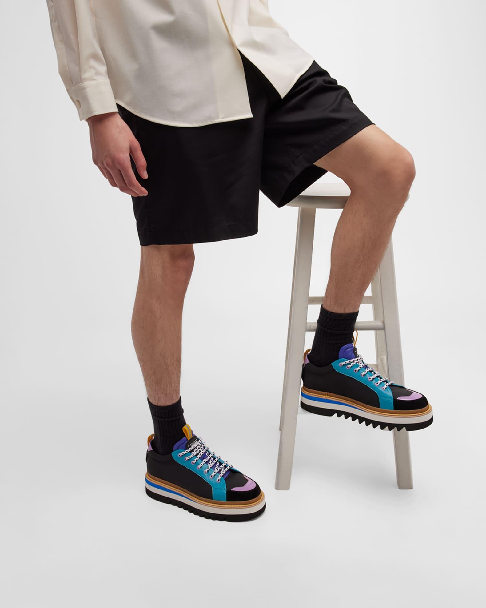 Men's City Trainer Textile Low-Top Sneakers Product Image