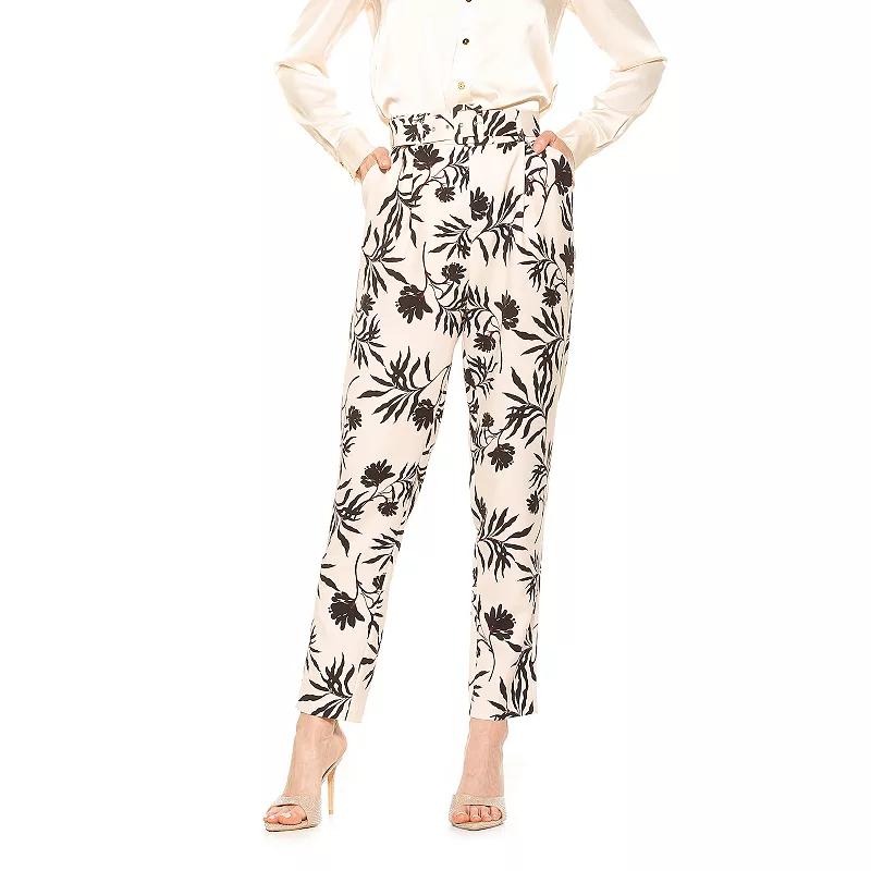 Women's ALEXIA ADMOR Zayna Belted Cigarette Pants,  Product Image