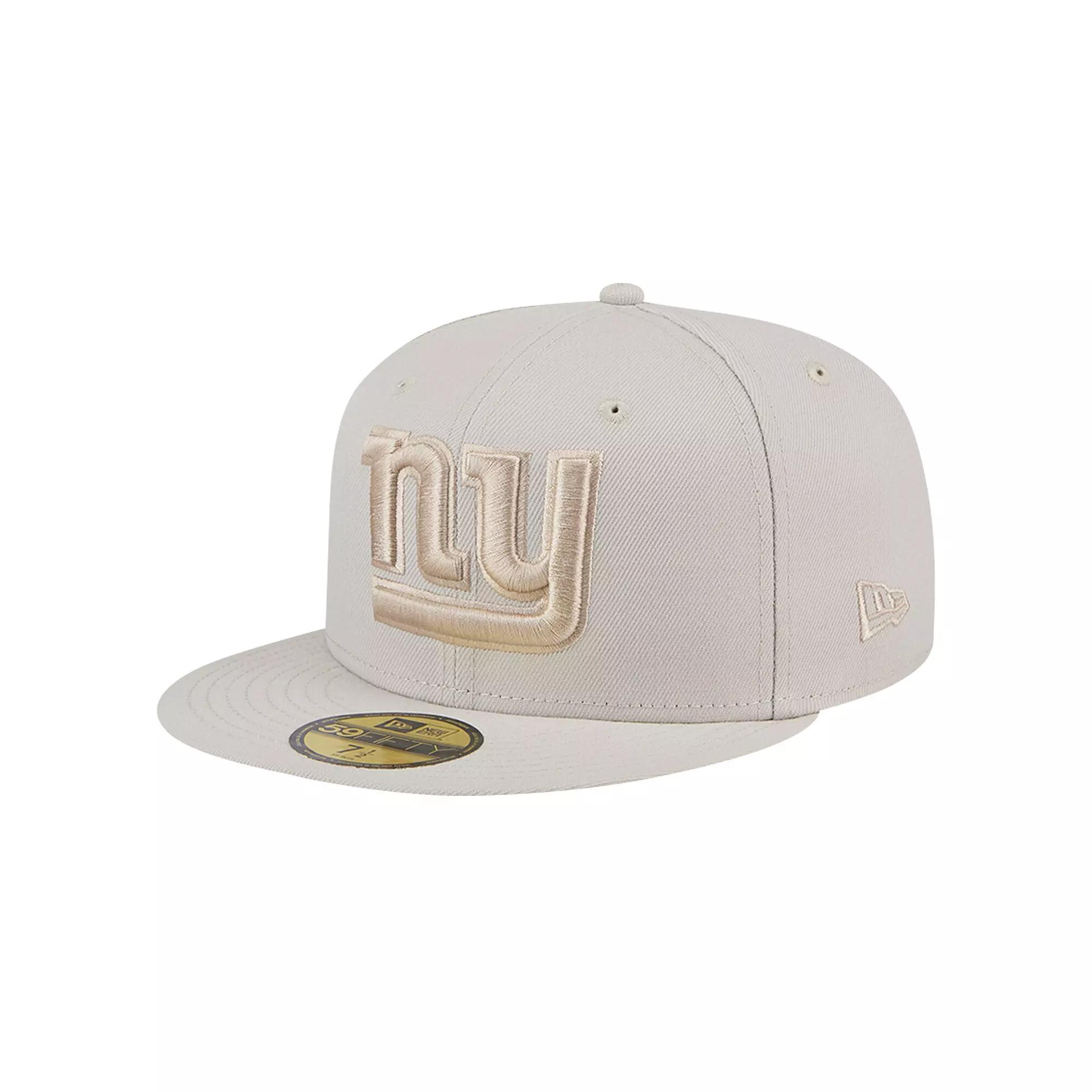 Men's New Era Stone New York Giants Color Pack 59FIFTY Fitted Hat, Size: 7 1/8, Team Product Image