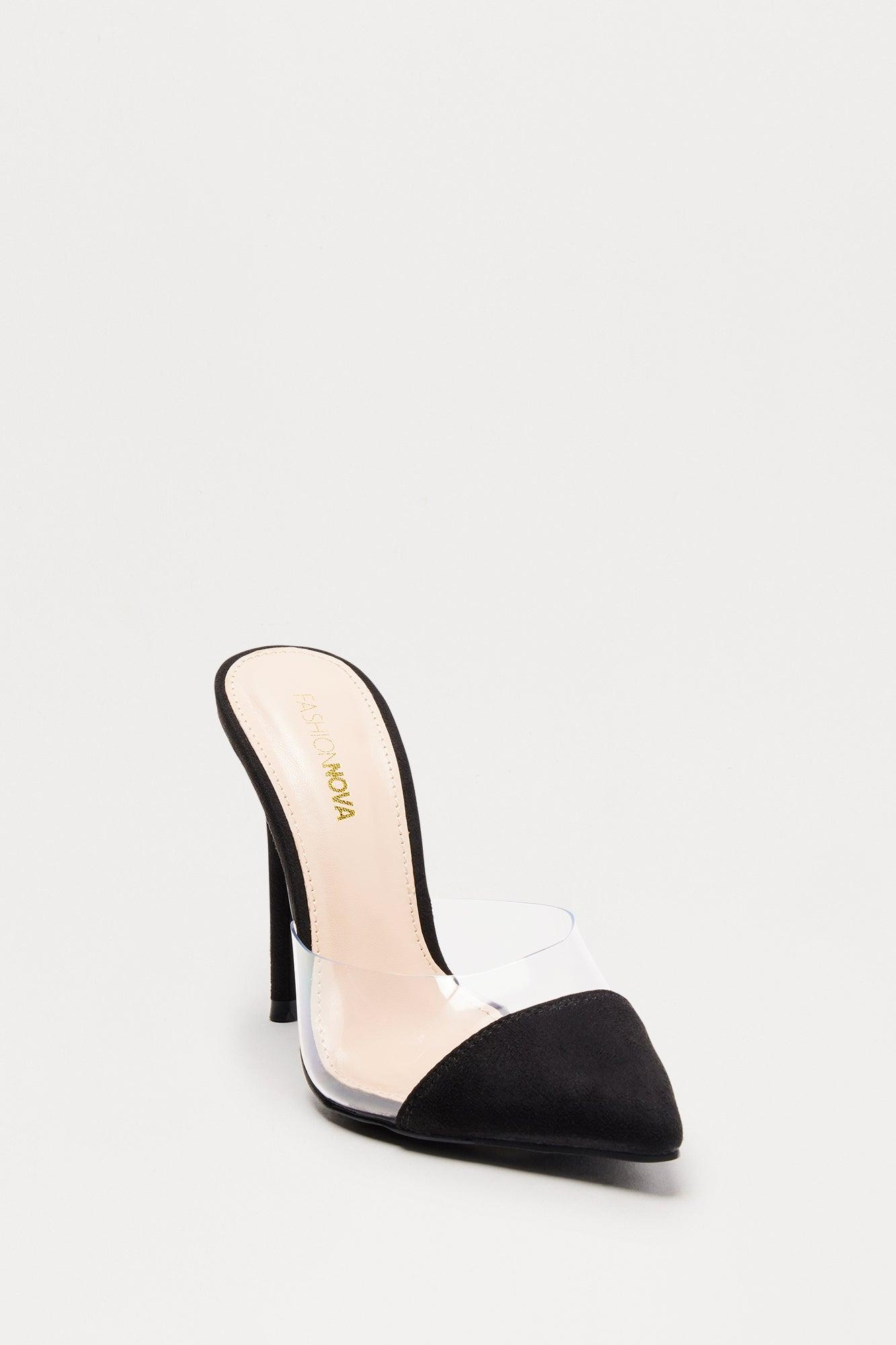 Kettle Clear Stiletto Pumps - Black Female Product Image