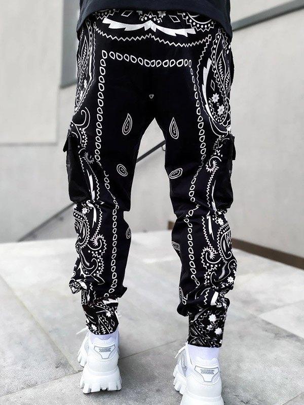 Men's Paisley Print Tapered Pants Product Image