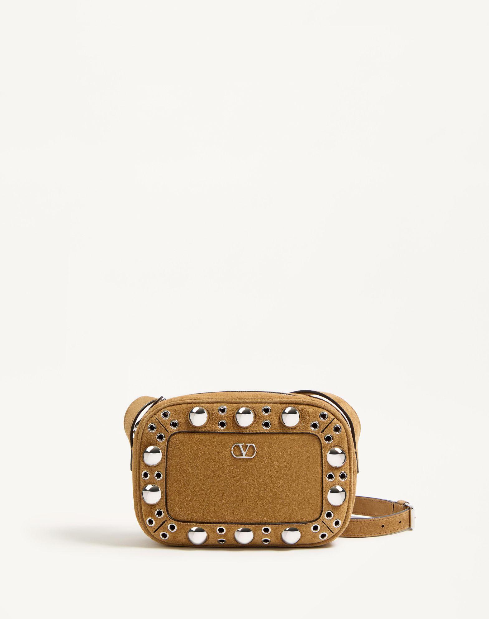 Valentino Garavani Nellcôte Suede Shoulder Bag Product Image