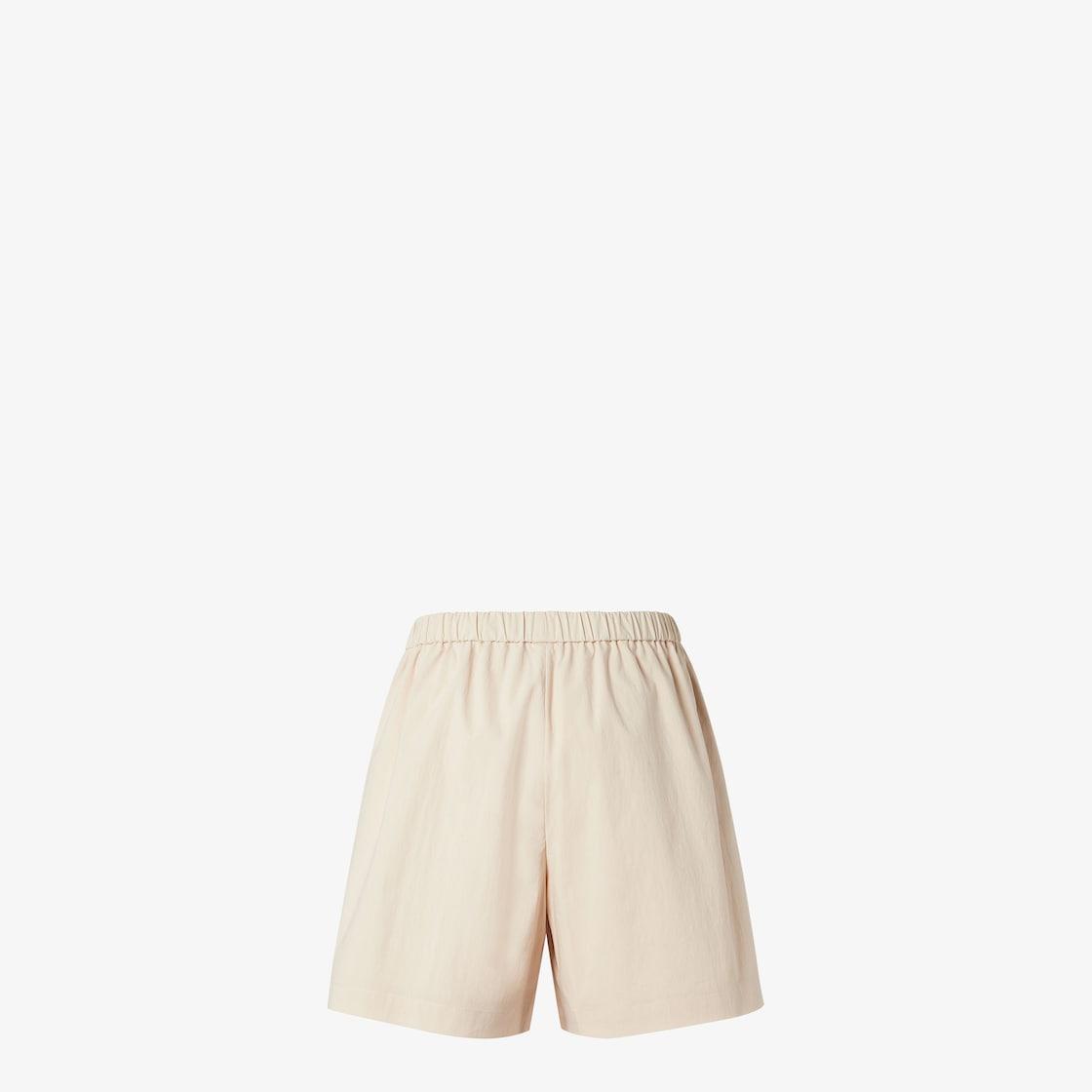 ShortsBeige technical cotton shorts Product Image
