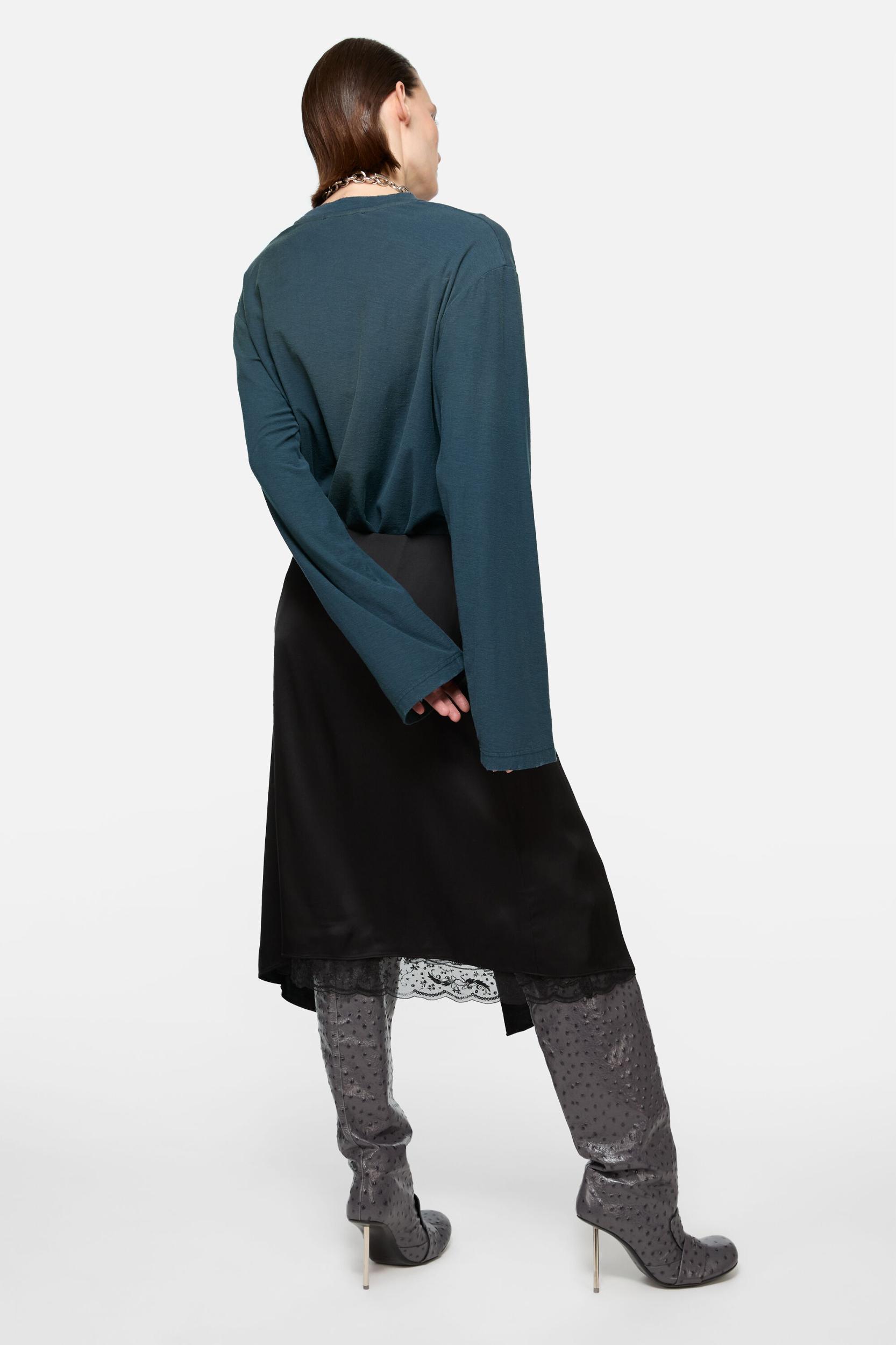 Layered Satin Skirt Product Image