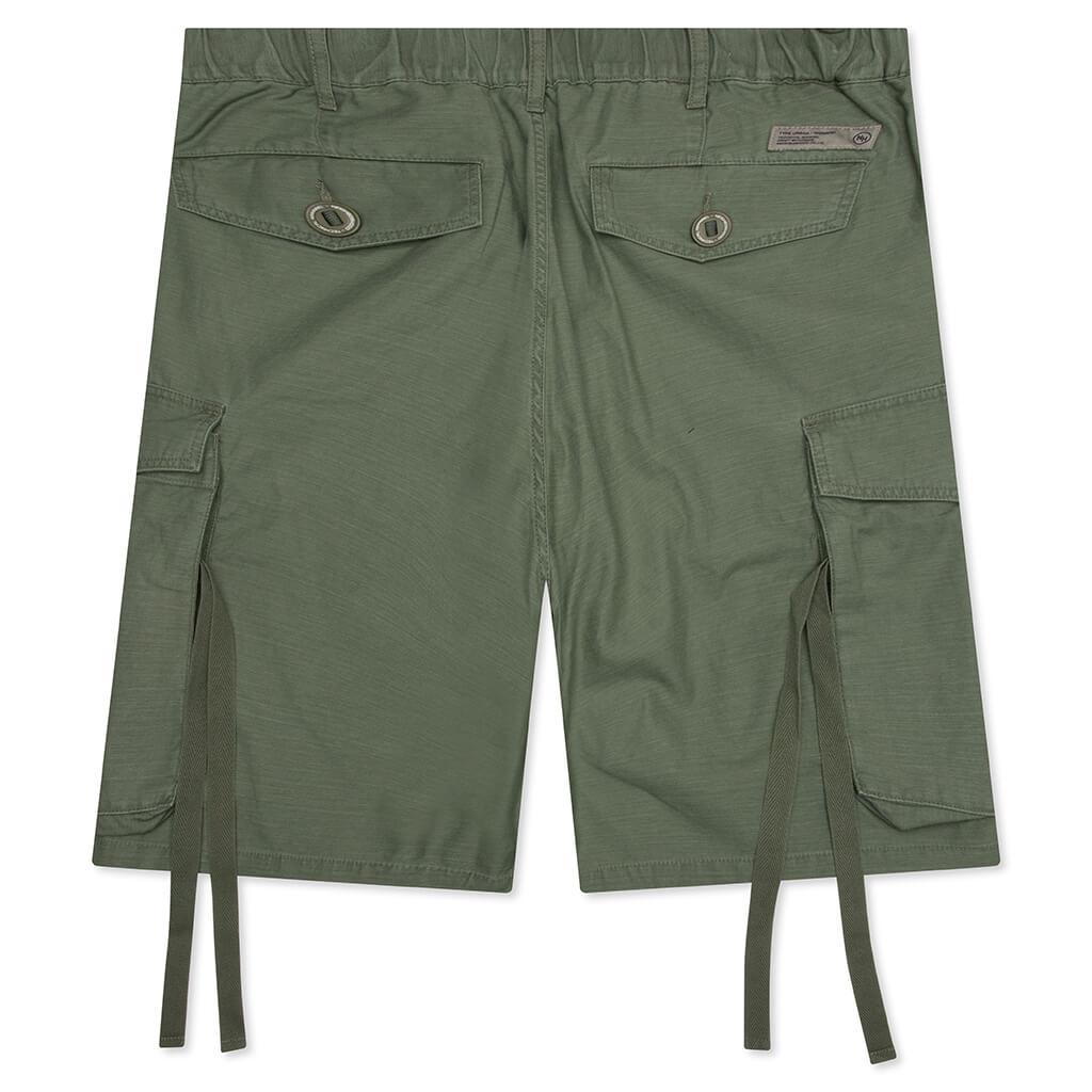 Wide Cargo Short Pants - Olive Drab Male Product Image