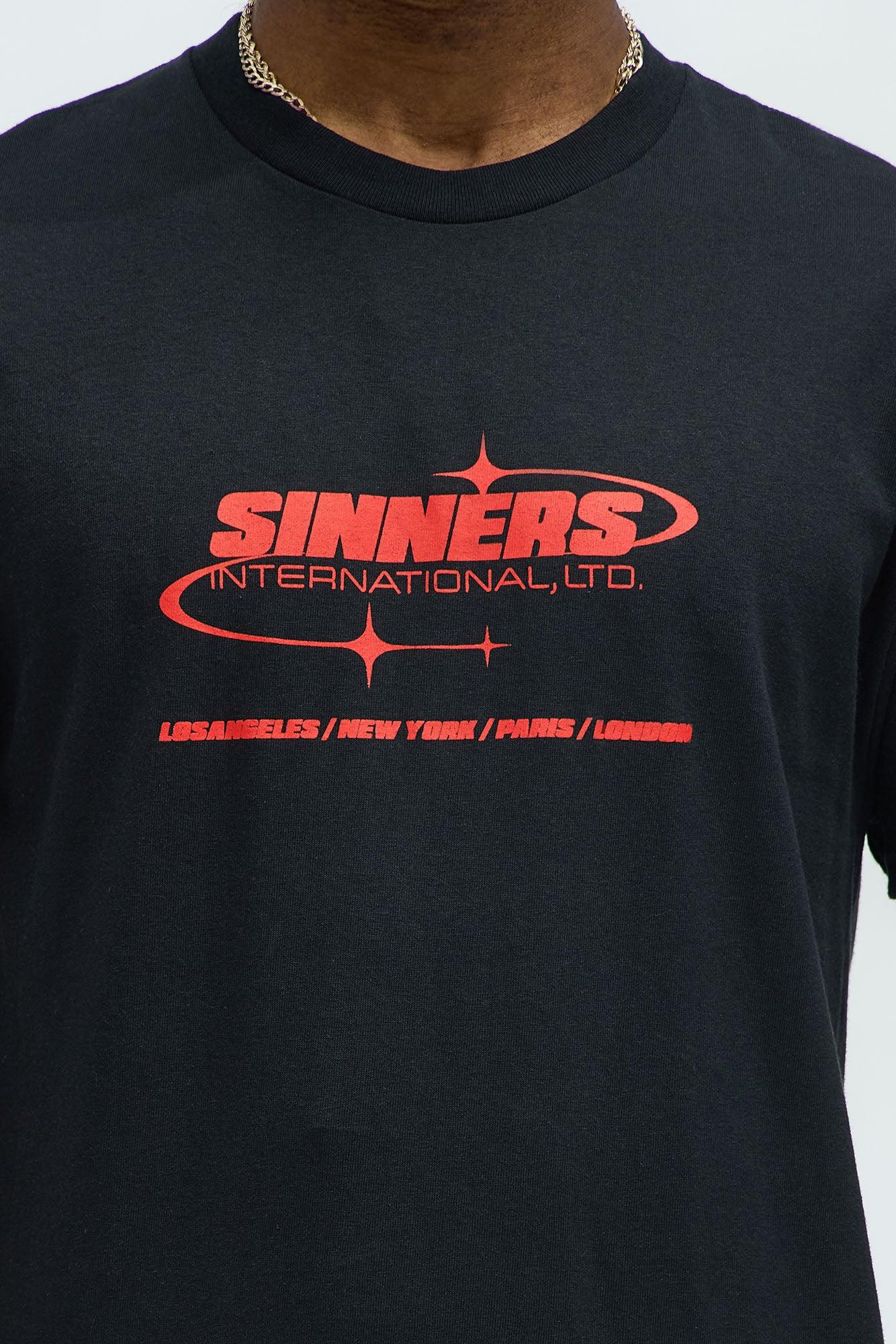 Worldwide Sinners Short Sleeve Tee - Black Product Image