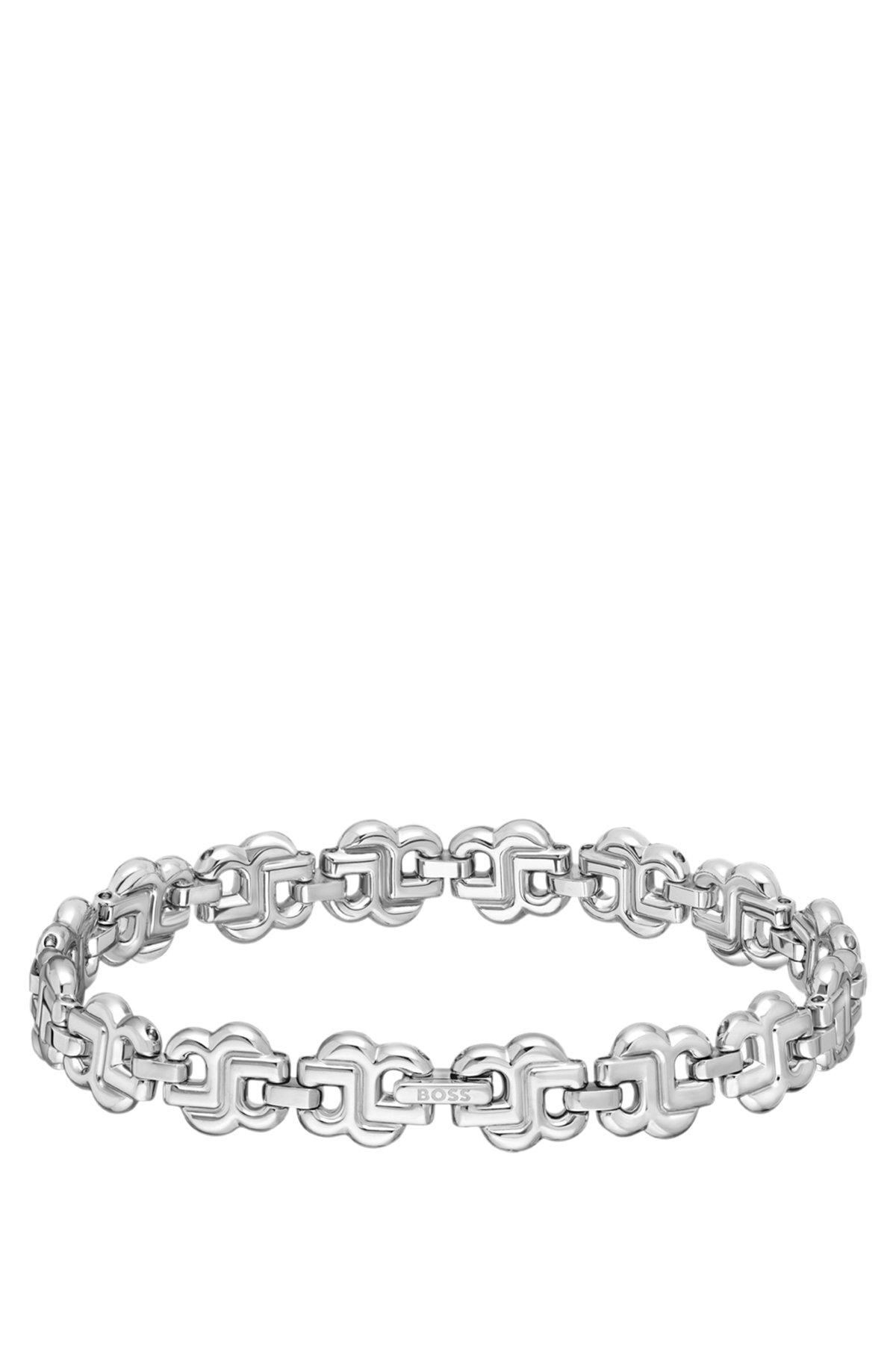 Silver-tone bracelet with Double B monograms Product Image