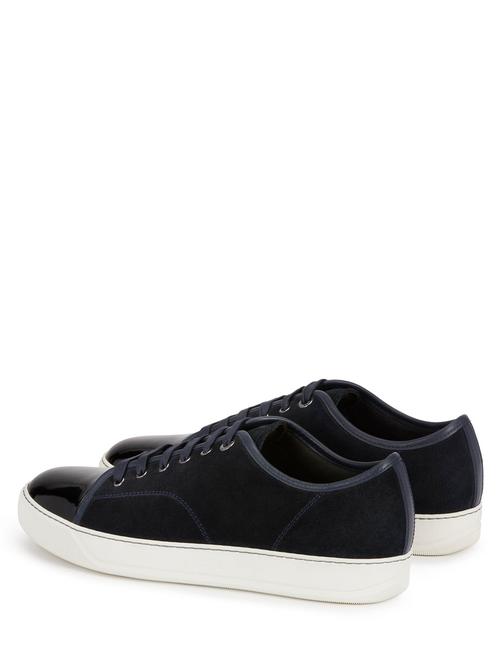 Black DBB1 Suede & Patent Leather Sneakers Product Image