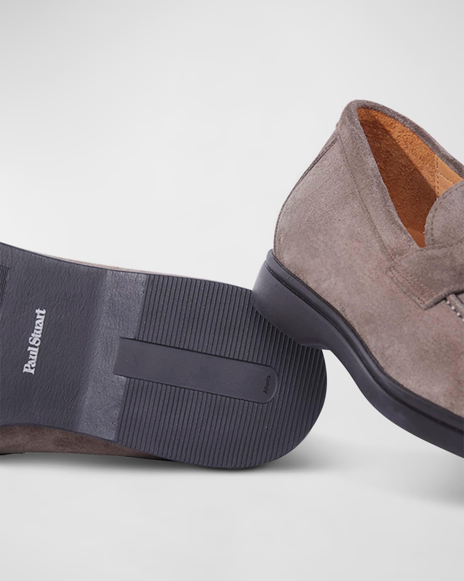 Men's Hugo Suede Penny Loafers Product Image